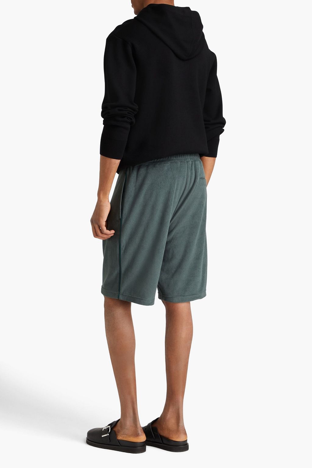RAG & BONE شورت من قماش تيري المصنوع من مزيج القطن
