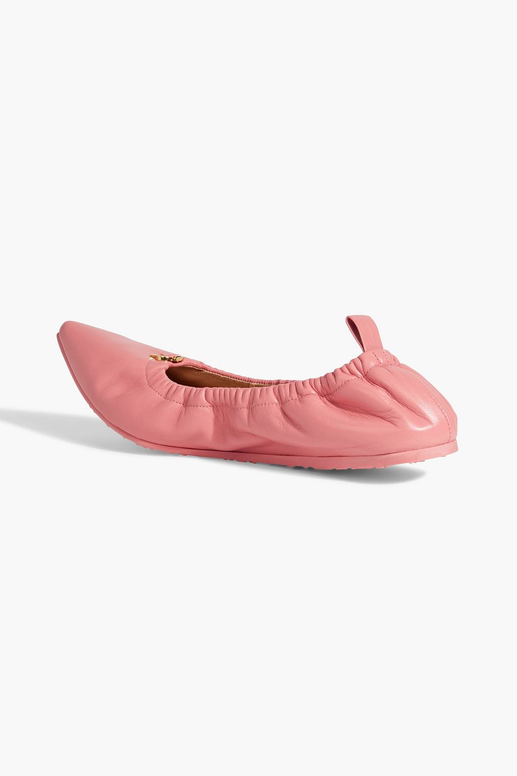 GIANVITO ROSSI Alina leather point-toe flats