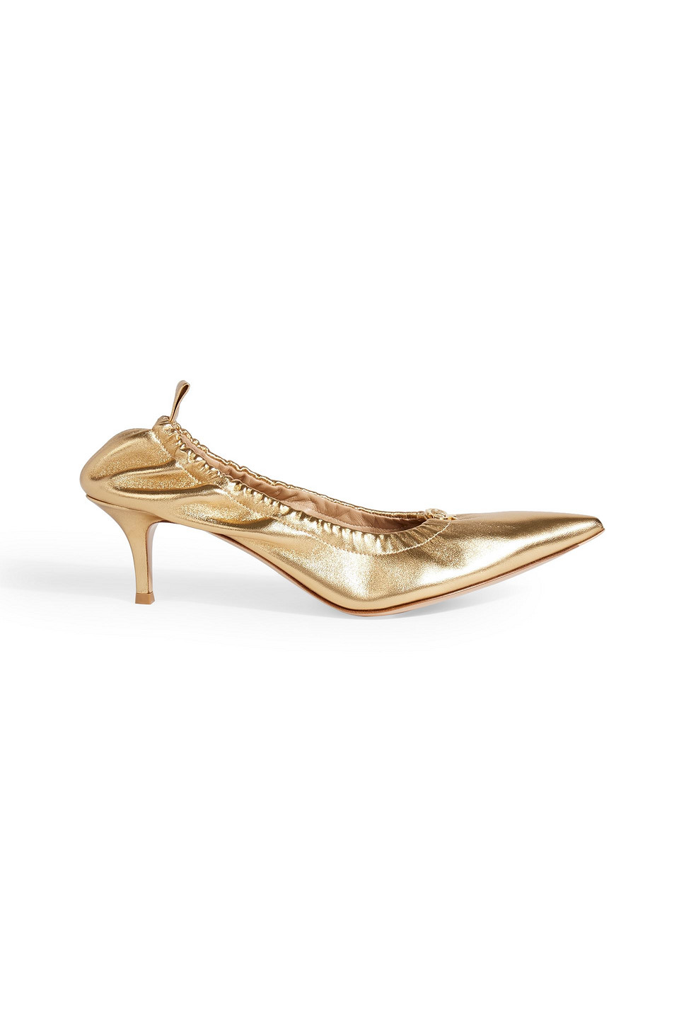 Alina 55 metallic leather pumps
