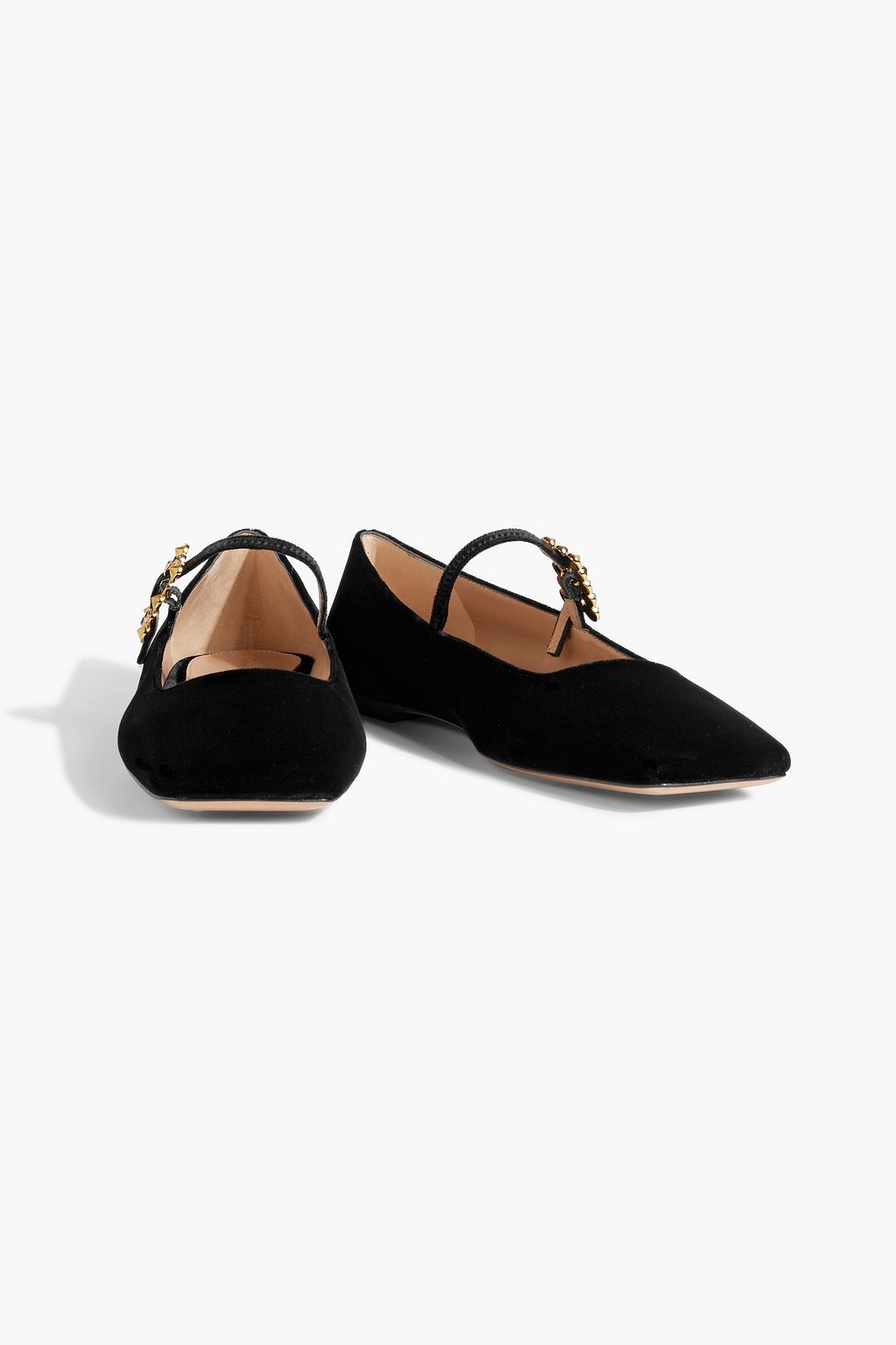 GIANVITO ROSSI Wondy velvet ballet flats