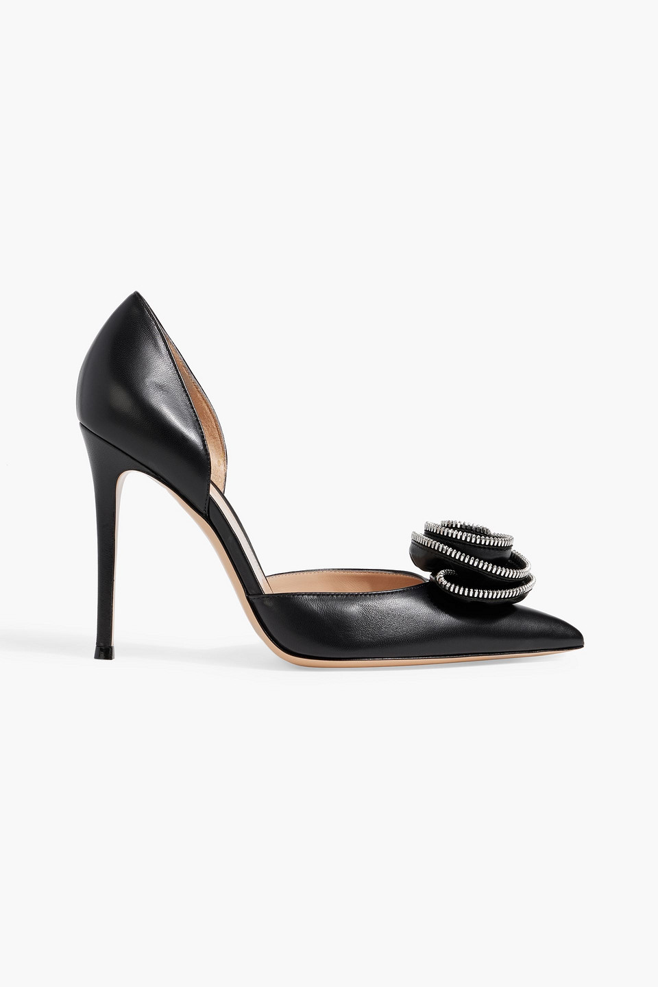 Gianvito Rossi Karina 105 Nappa Leather Pumps In Black