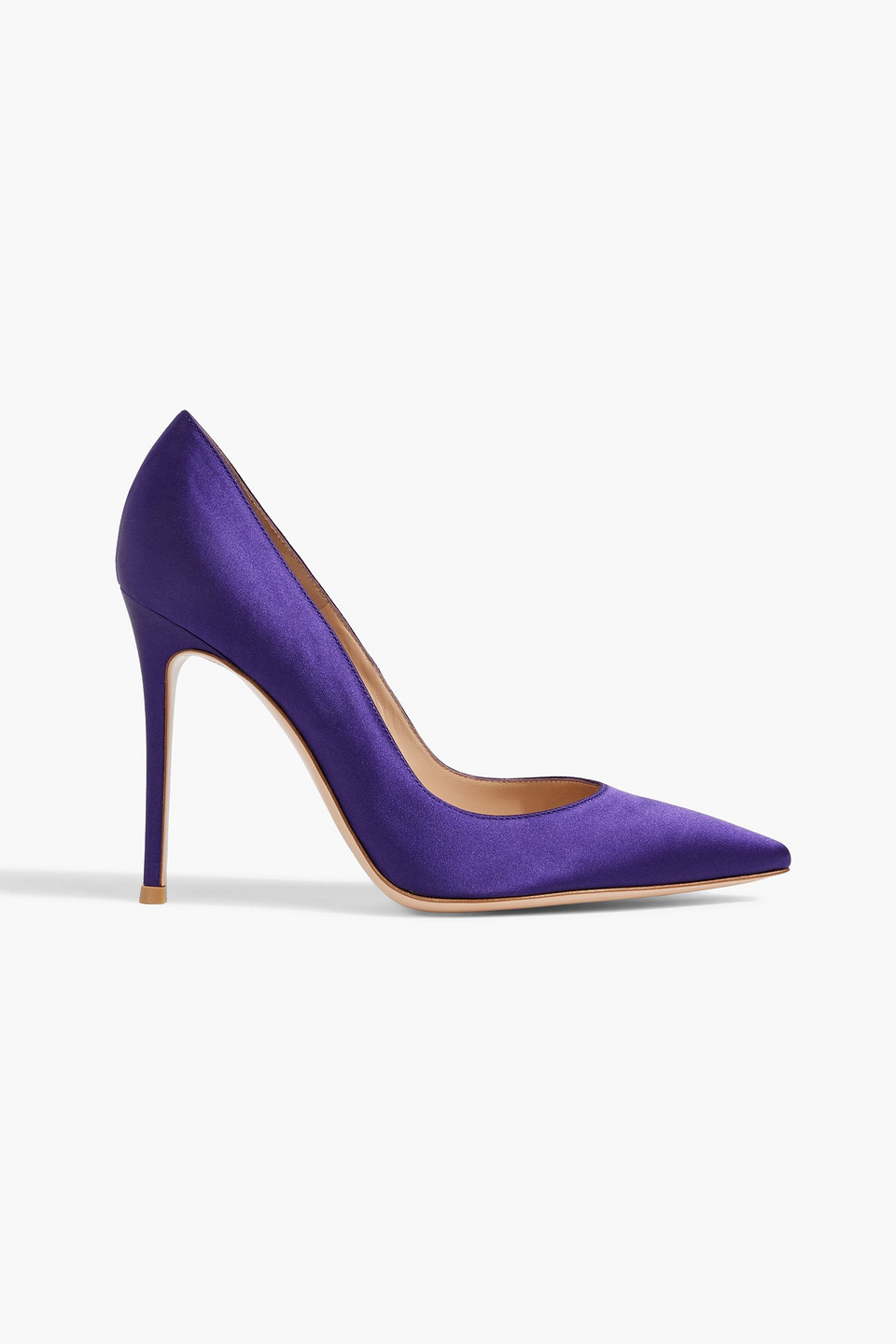 Gianvito Rossi Woman Pumps Purple Size 6 Textile Fibers In Dark Purple