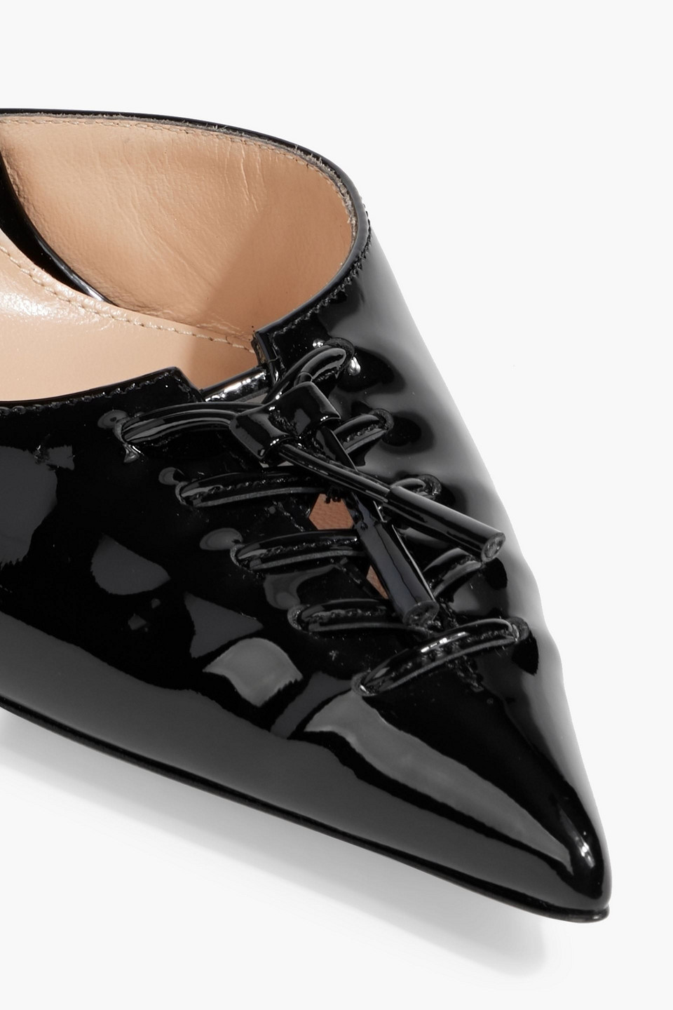 GIANVITO ROSSI AVRIL PATENT-LEATHER PUMPS