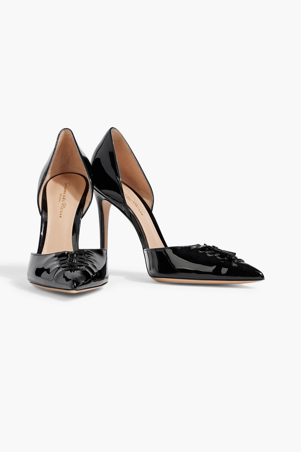 GIANVITO ROSSI AVRIL PATENT-LEATHER PUMPS