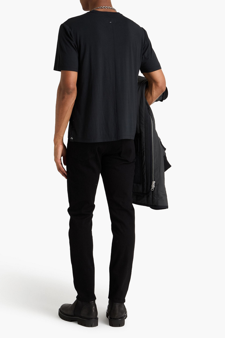 Rag & Bone Jersey T-shirt In Black