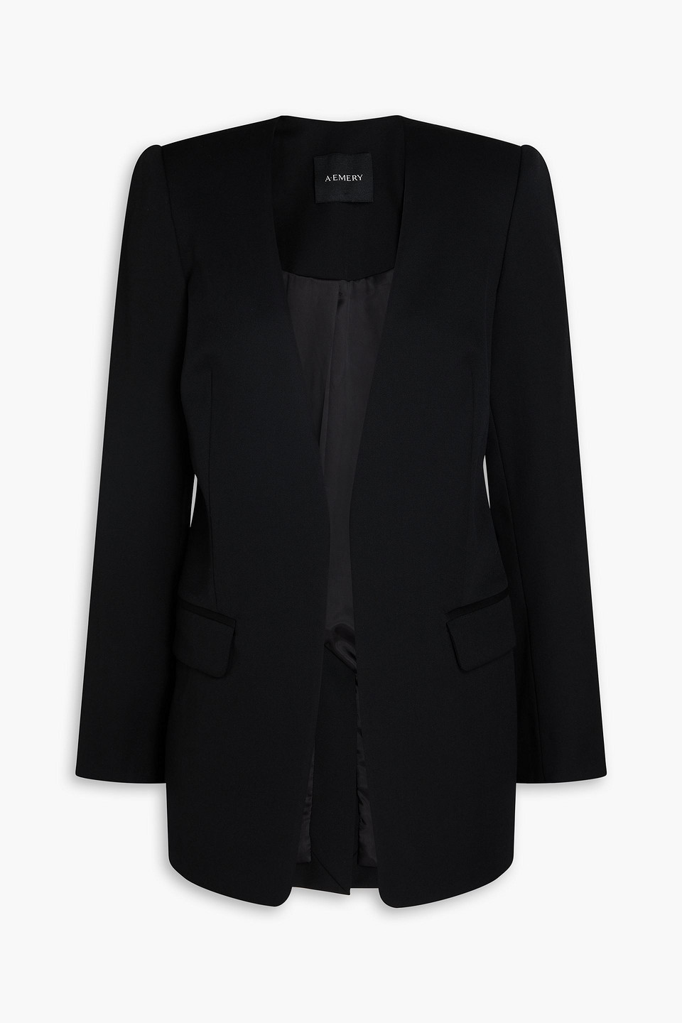A.emery Rosalinda Wool-twill Blazer In Black