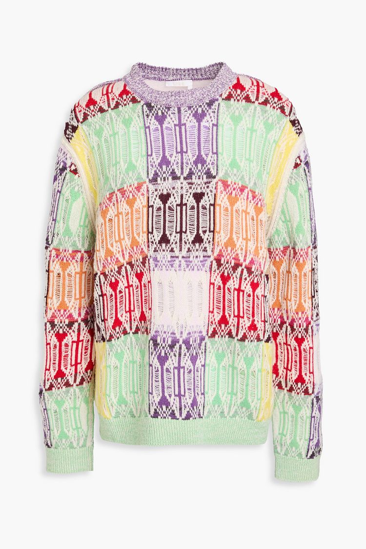 Cottage Charm Intarsia Sweater Vest