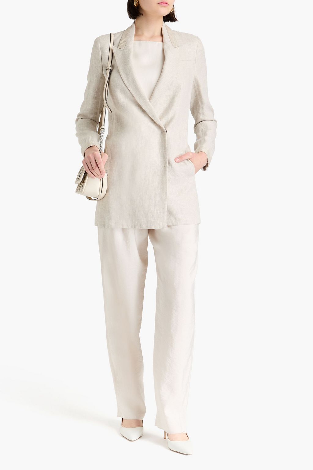GIORGIO ARMANI بليزر من الكتّان