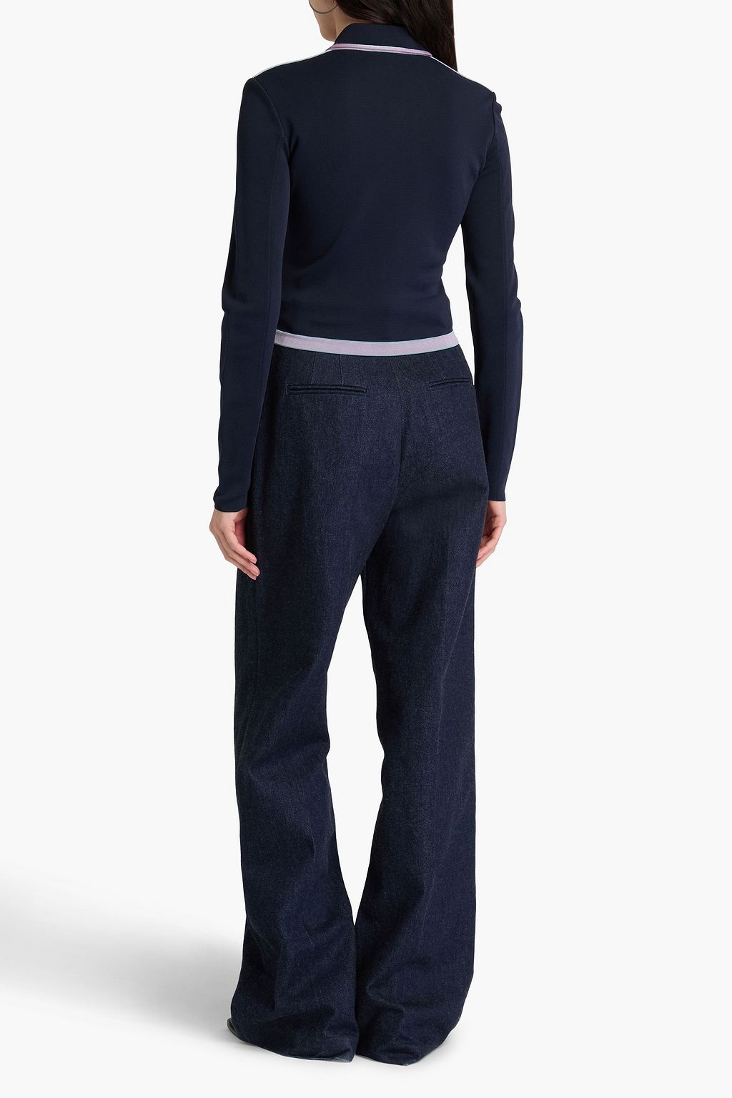 GIORGIO ARMANI كارديغان من نسيج محبوك