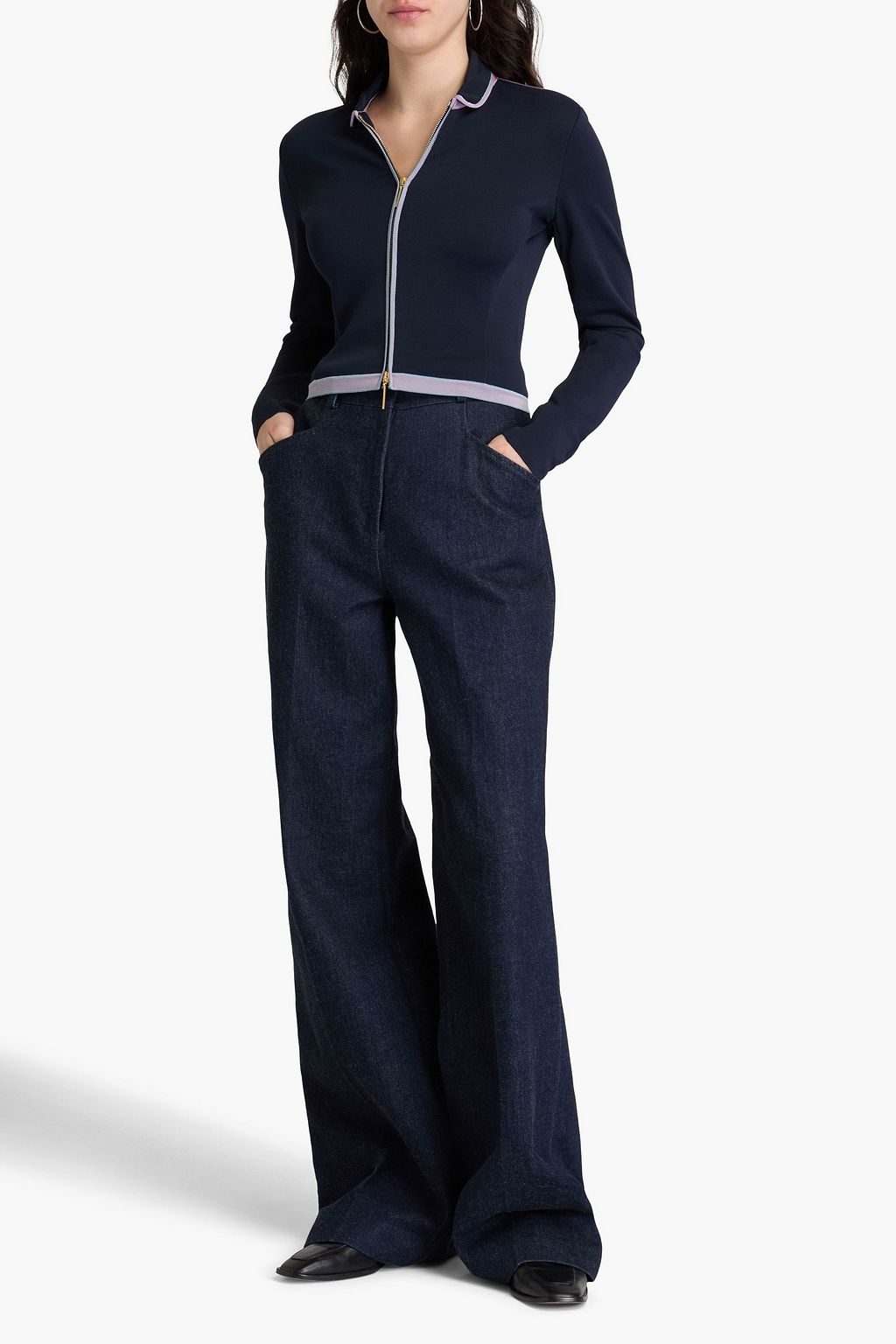 GIORGIO ARMANI كارديغان من نسيج محبوك