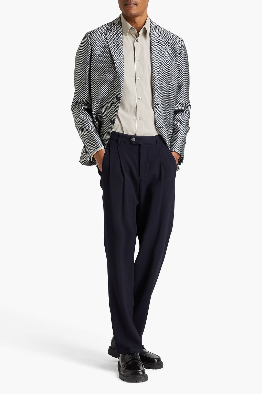 GIORGIO ARMANI ツイル パンツ