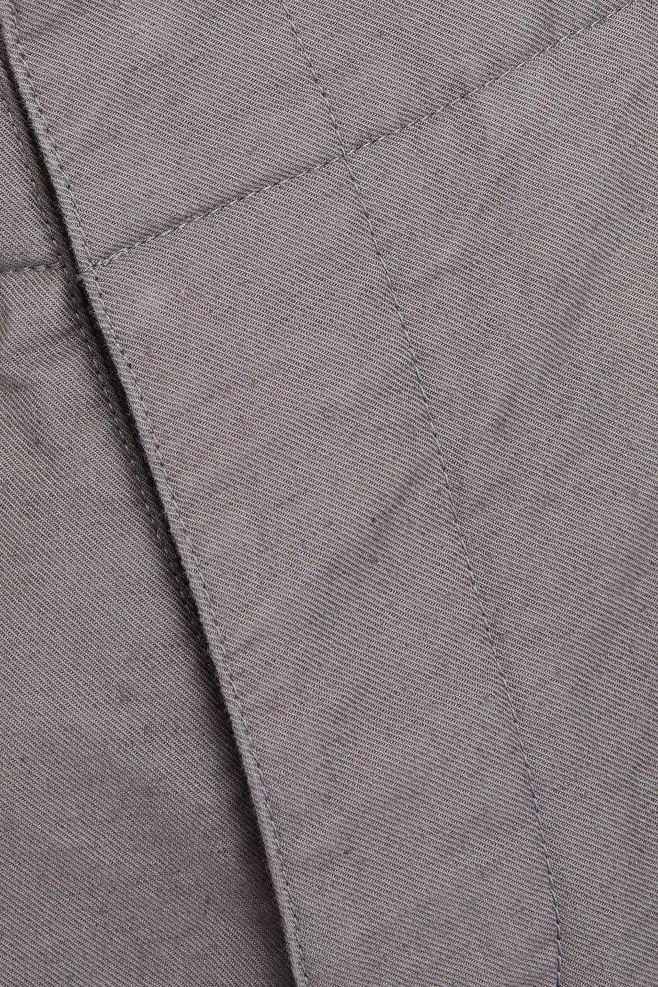 GIORGIO ARMANI COTTON AND LINEN-BLEND TWILL PANTS