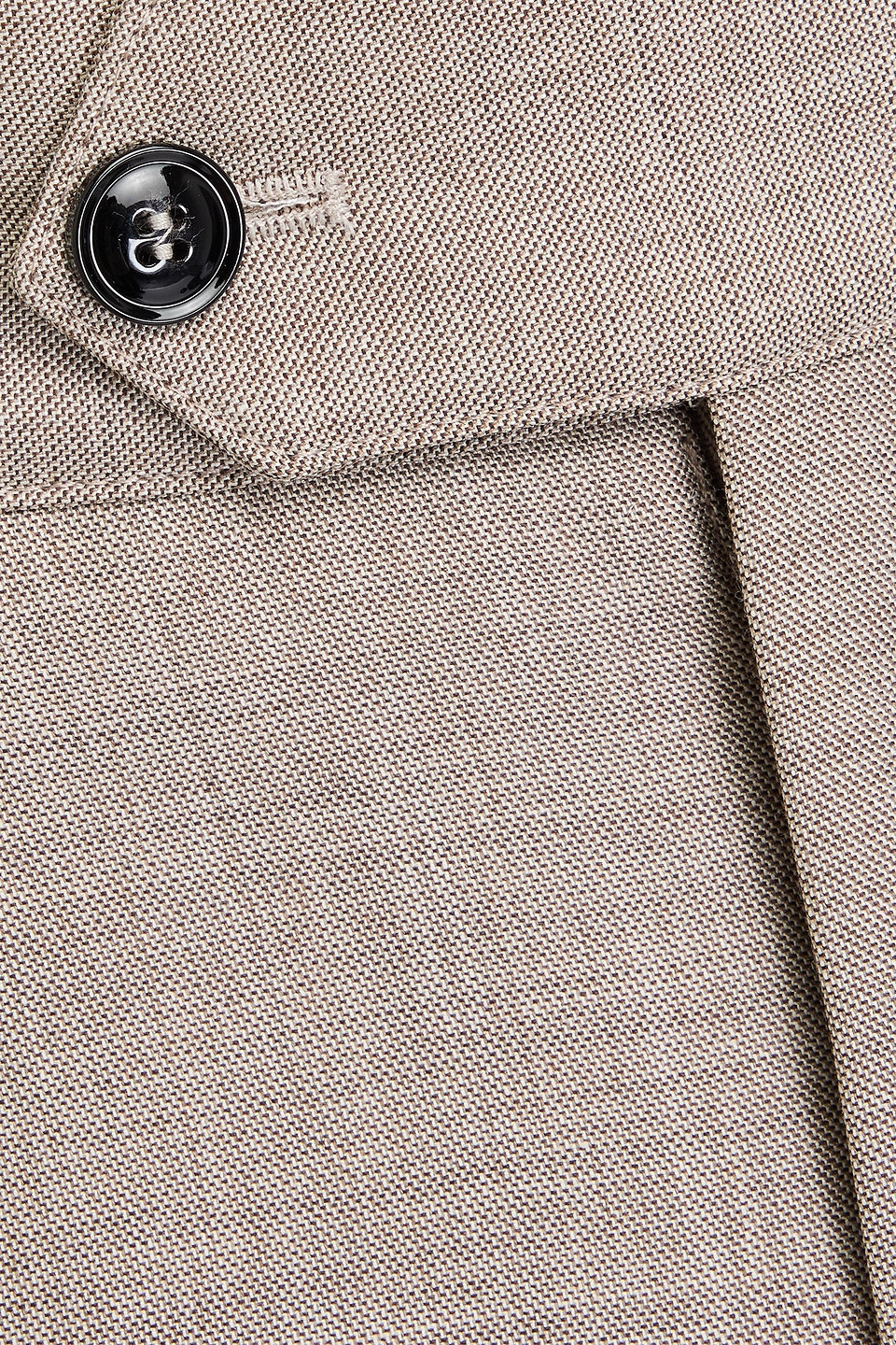 GIORGIO ARMANI WOOL, SILK AND LINEN-BLEND PANTS