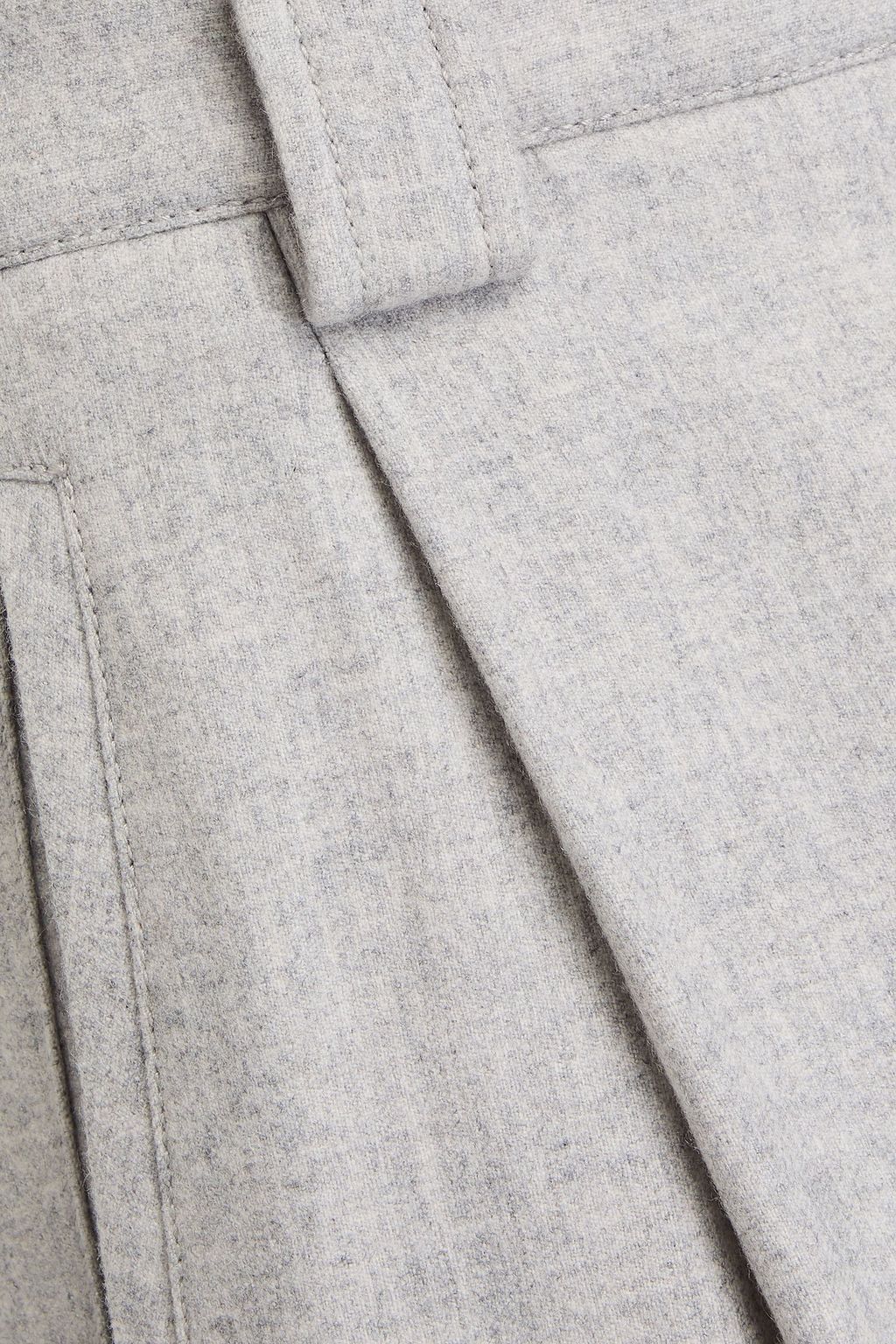 GIORGIO ARMANI Karottenhose aus Flanell aus einer Kaschmir-Wollmischung