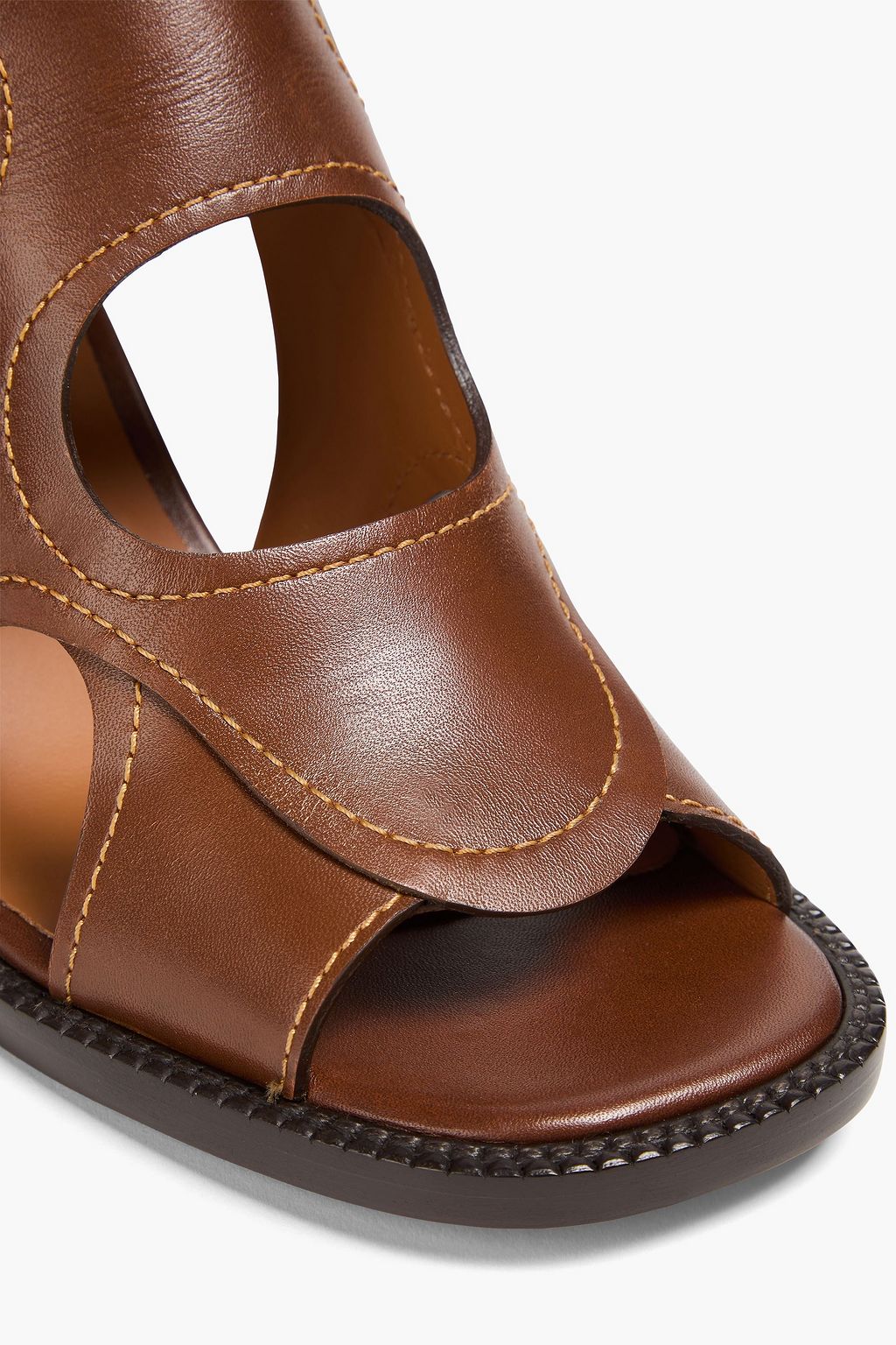 CHLOÉ Cutout leather sandals