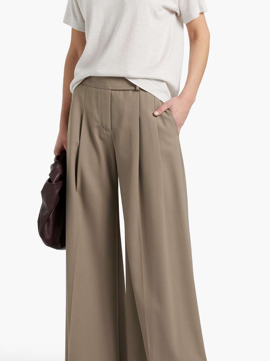 bead-embellished cashmere and silk-blend top