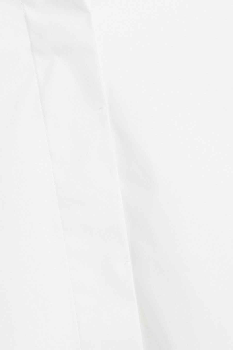 Shop Brunello Cucinelli Bead-embellished Cotton-blend Poplin Shirt In White