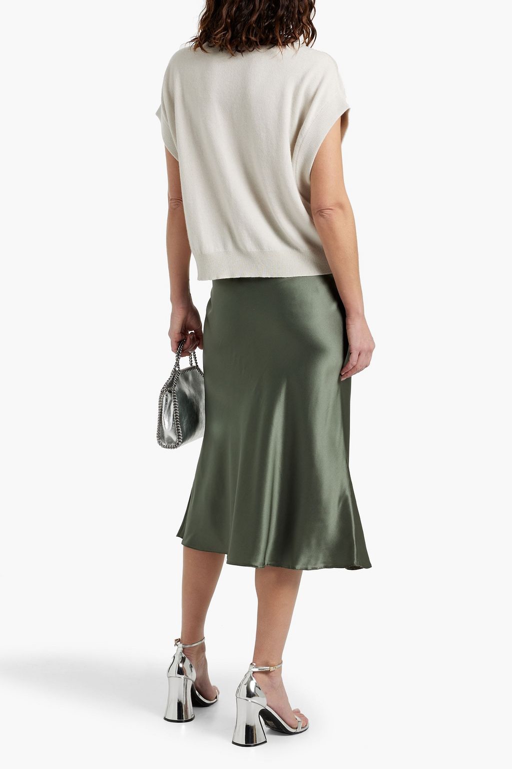BRUNELLO CUCINELLI Sequin-embellished cashmere top