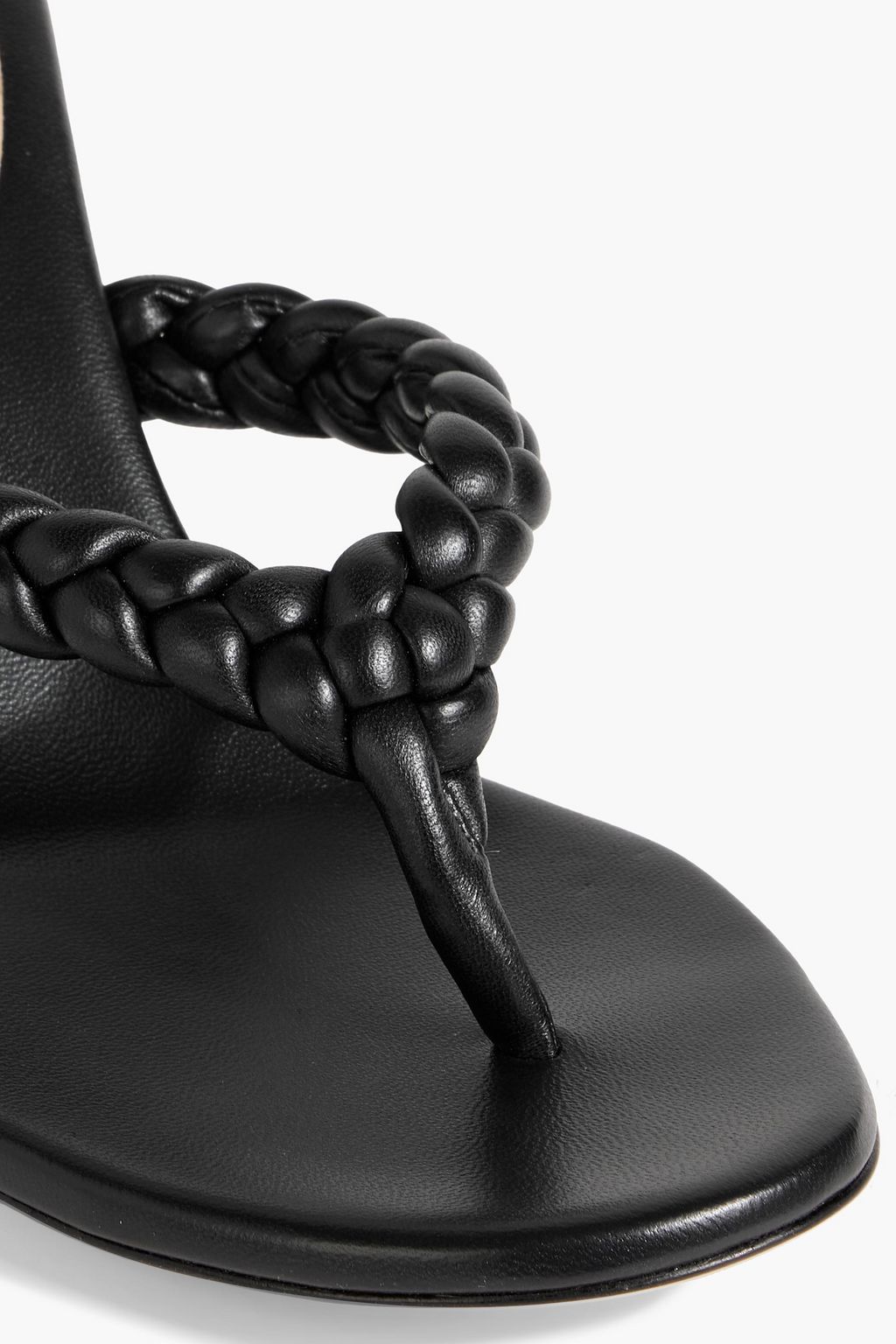 GIANVITO ROSSI Tropea braided leather sandals