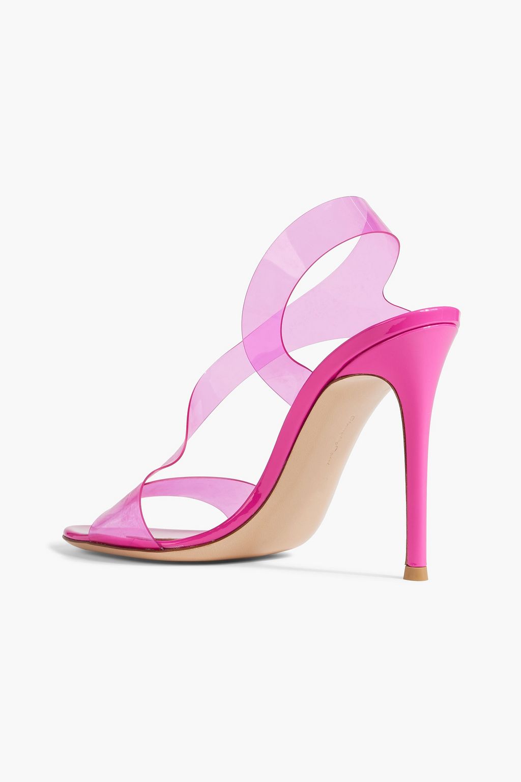 GIANVITO ROSSI Metropolis PVC slingback sandals