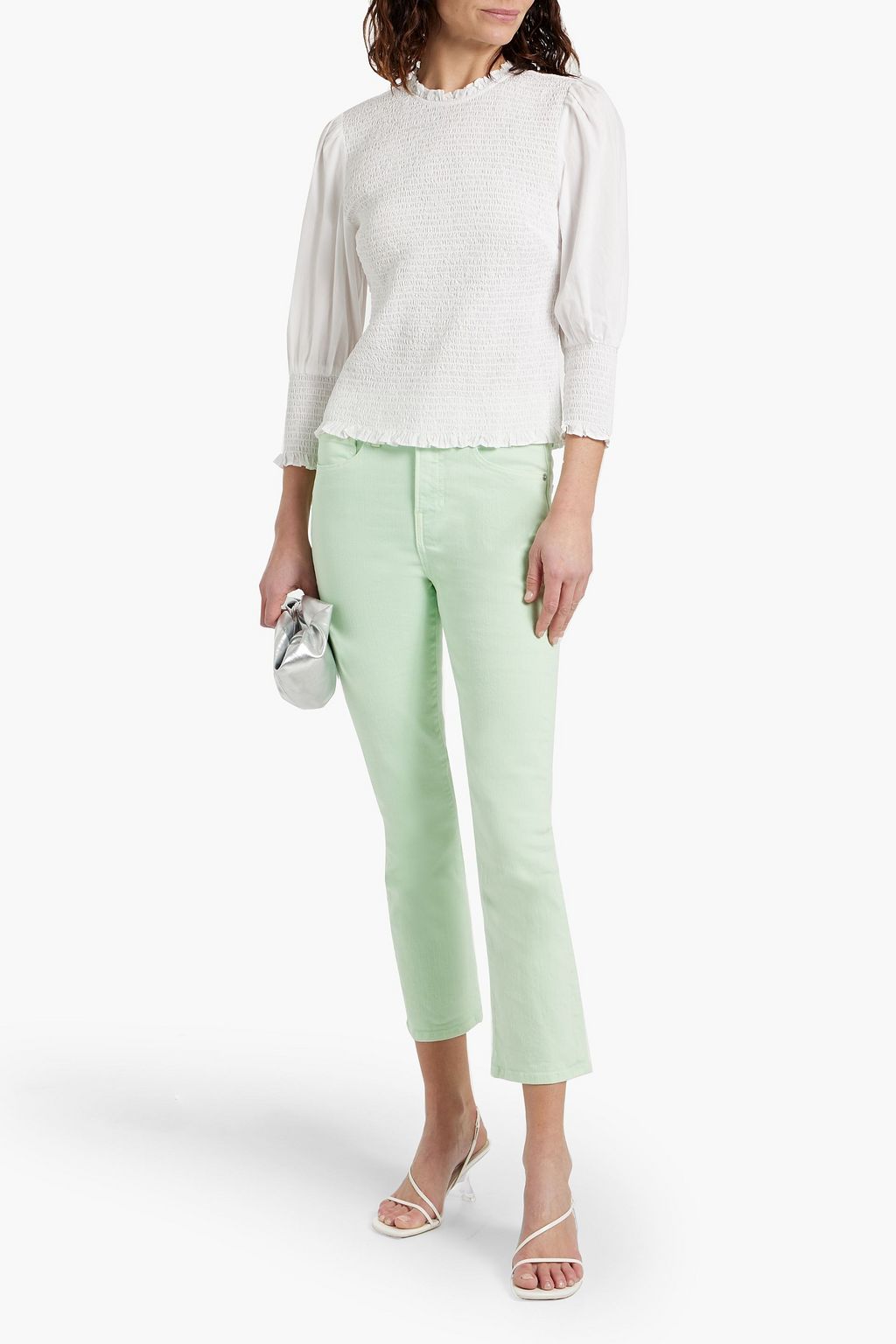 VERONICA BEARD Carly high-rise kick-flare jeans