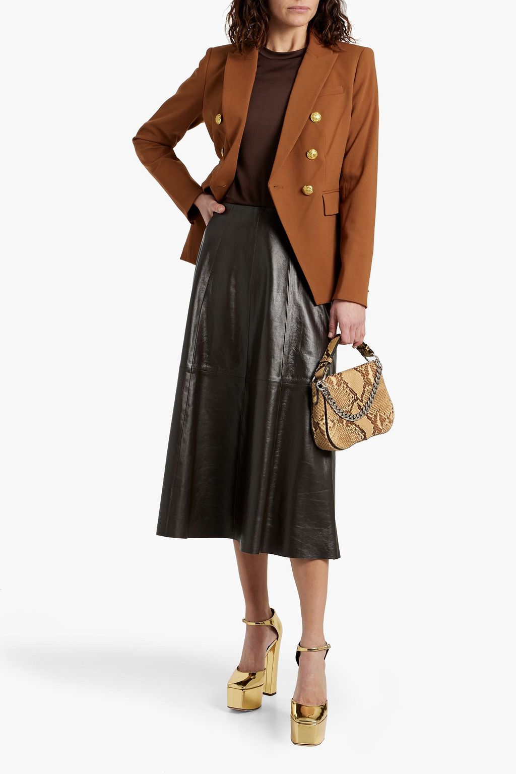 VERONICA BEARD Miller Dickey double-breasted twill blazer