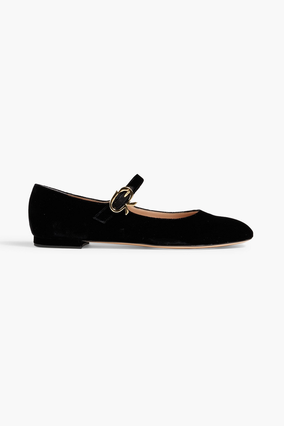Gianvito Rossi Carla Ballet Flats In Black