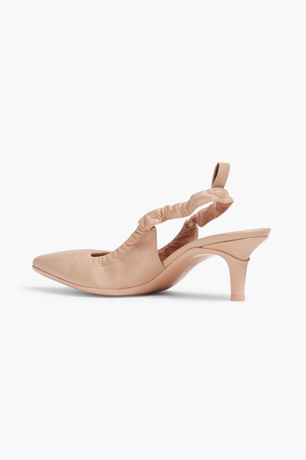GIANVITO ROSSI Alina leather slingback pumps