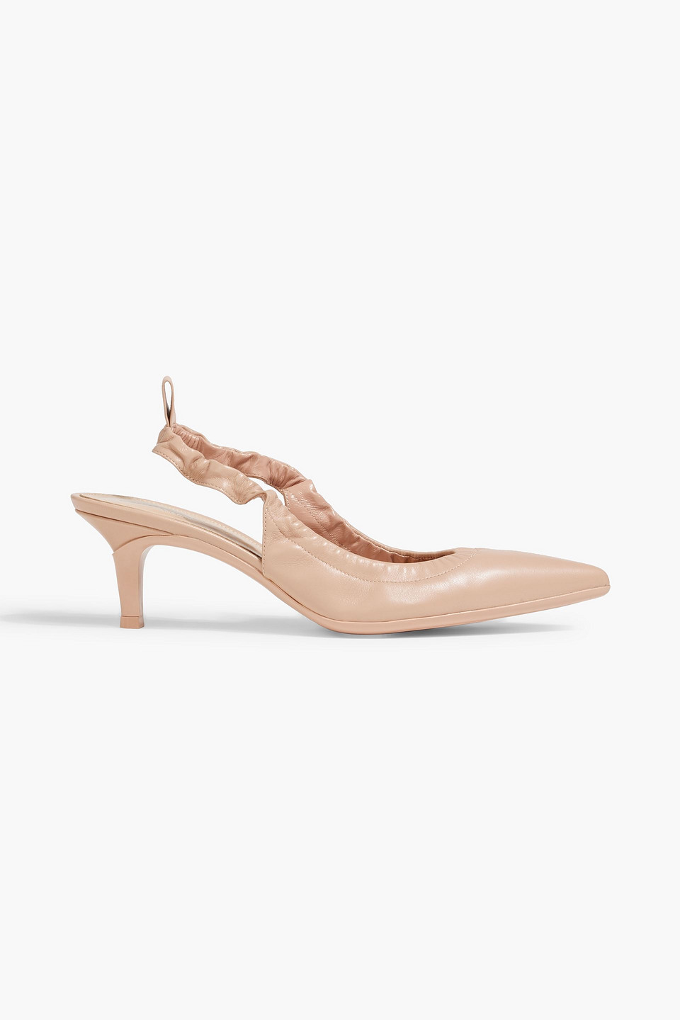 Alina leather slingback pumps