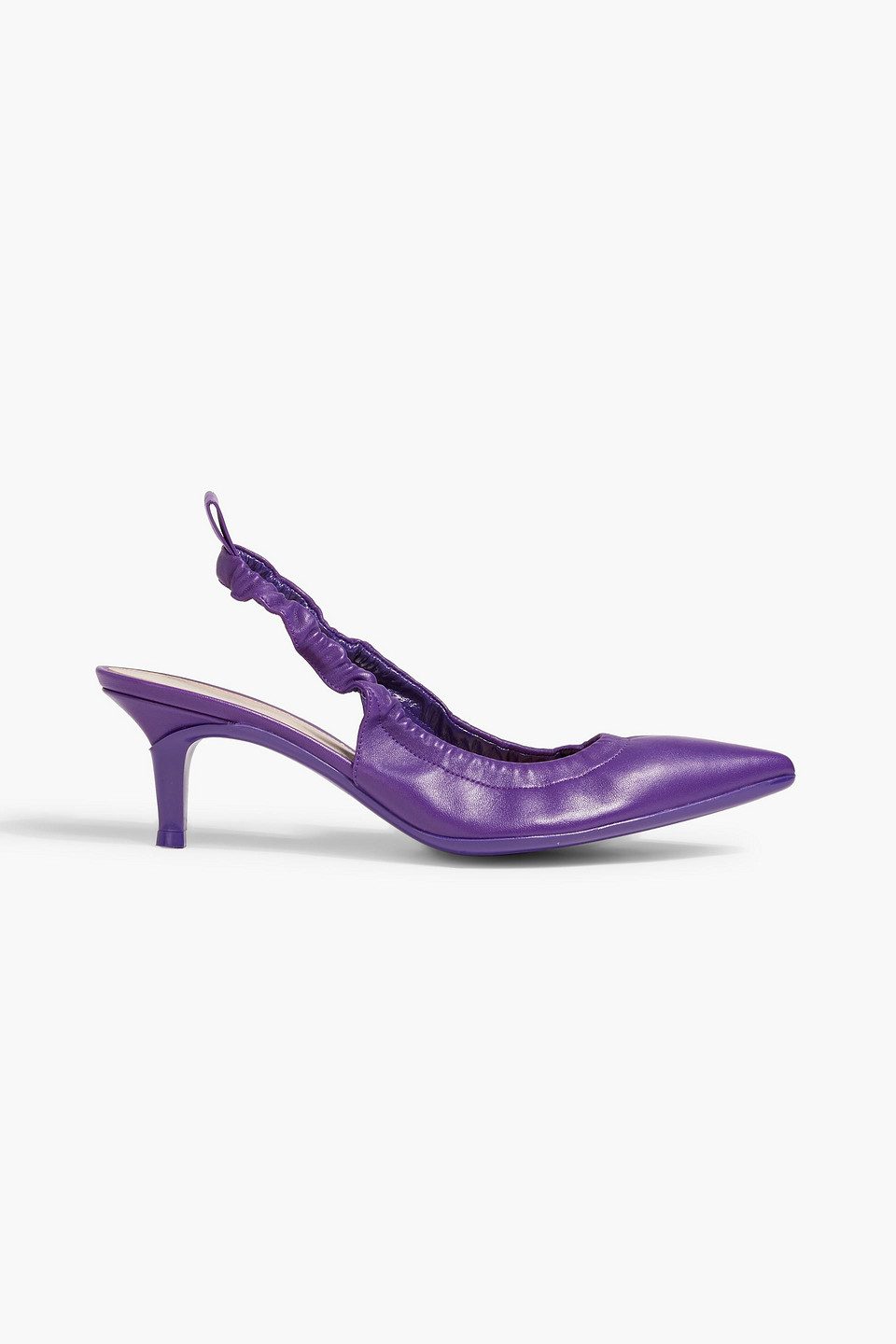Alina leather slingback pumps