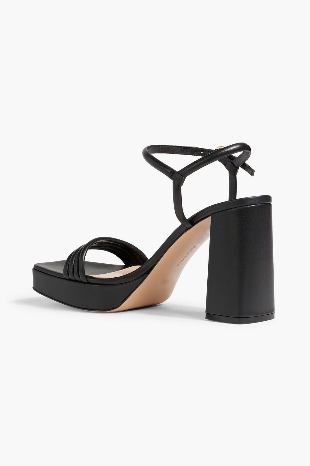GIANVITO ROSSI Lena leather platform sandals