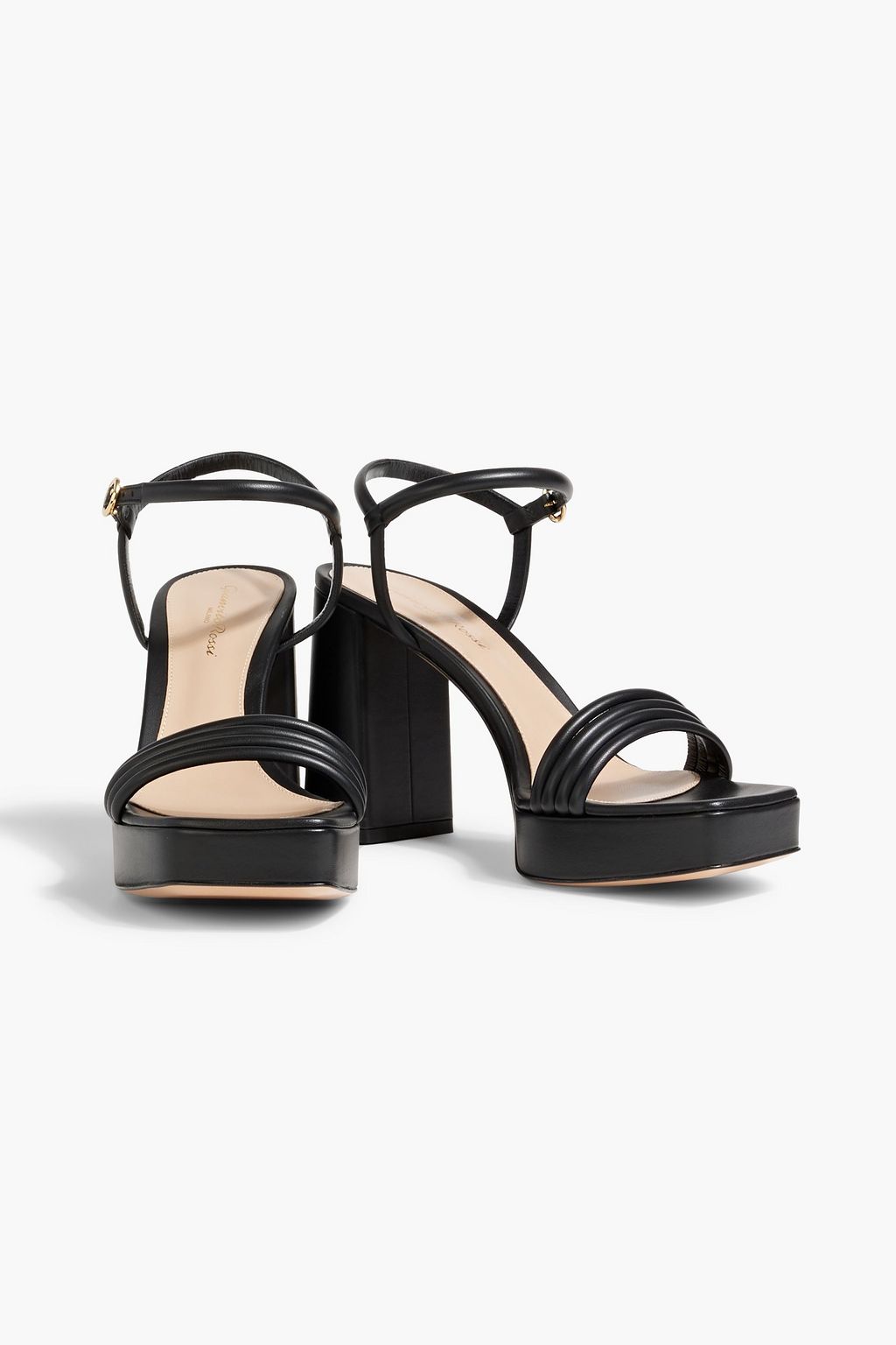 GIANVITO ROSSI Lena leather platform sandals