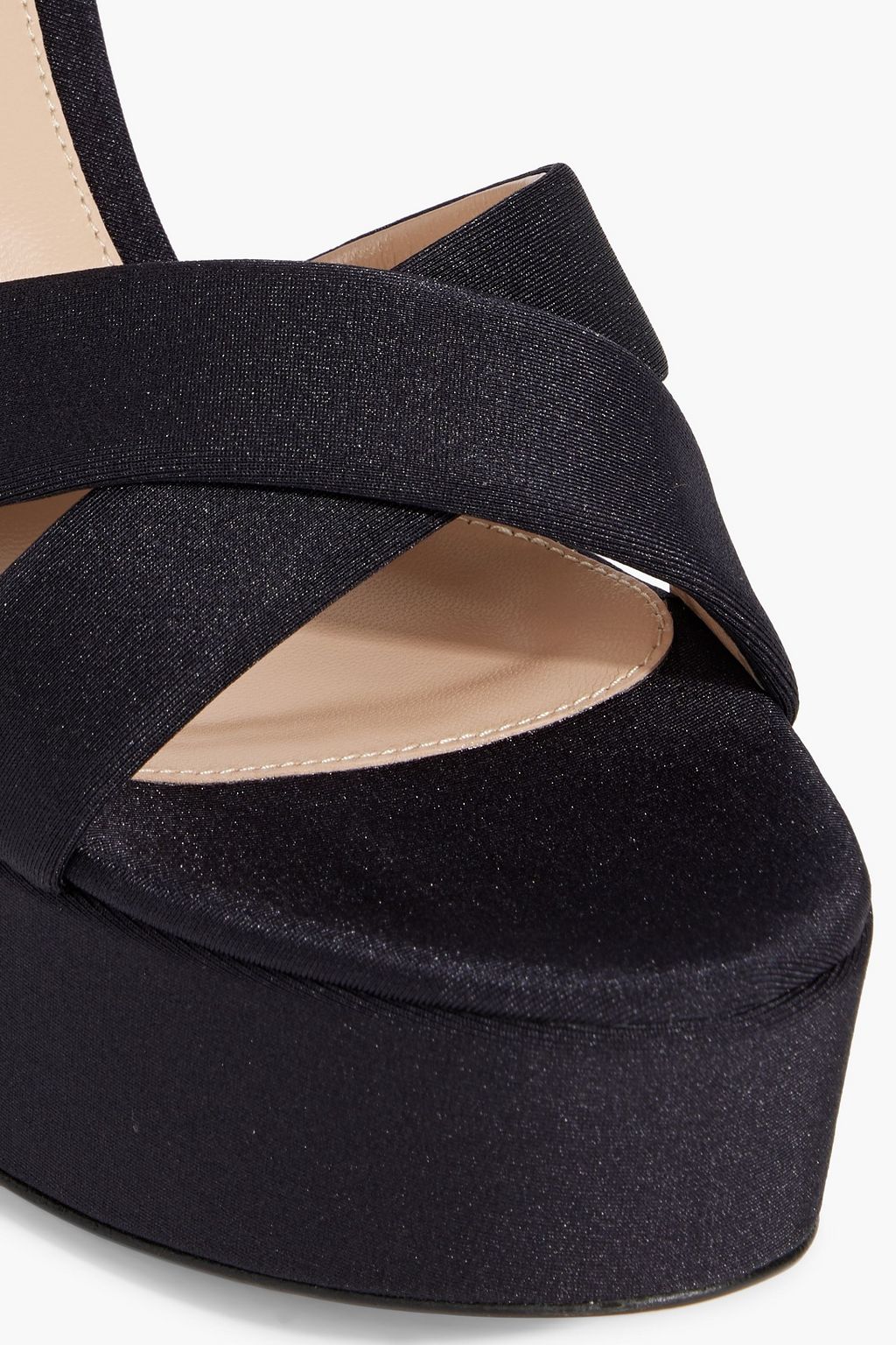 GIANVITO ROSSI Sheridan jersey platform sandals