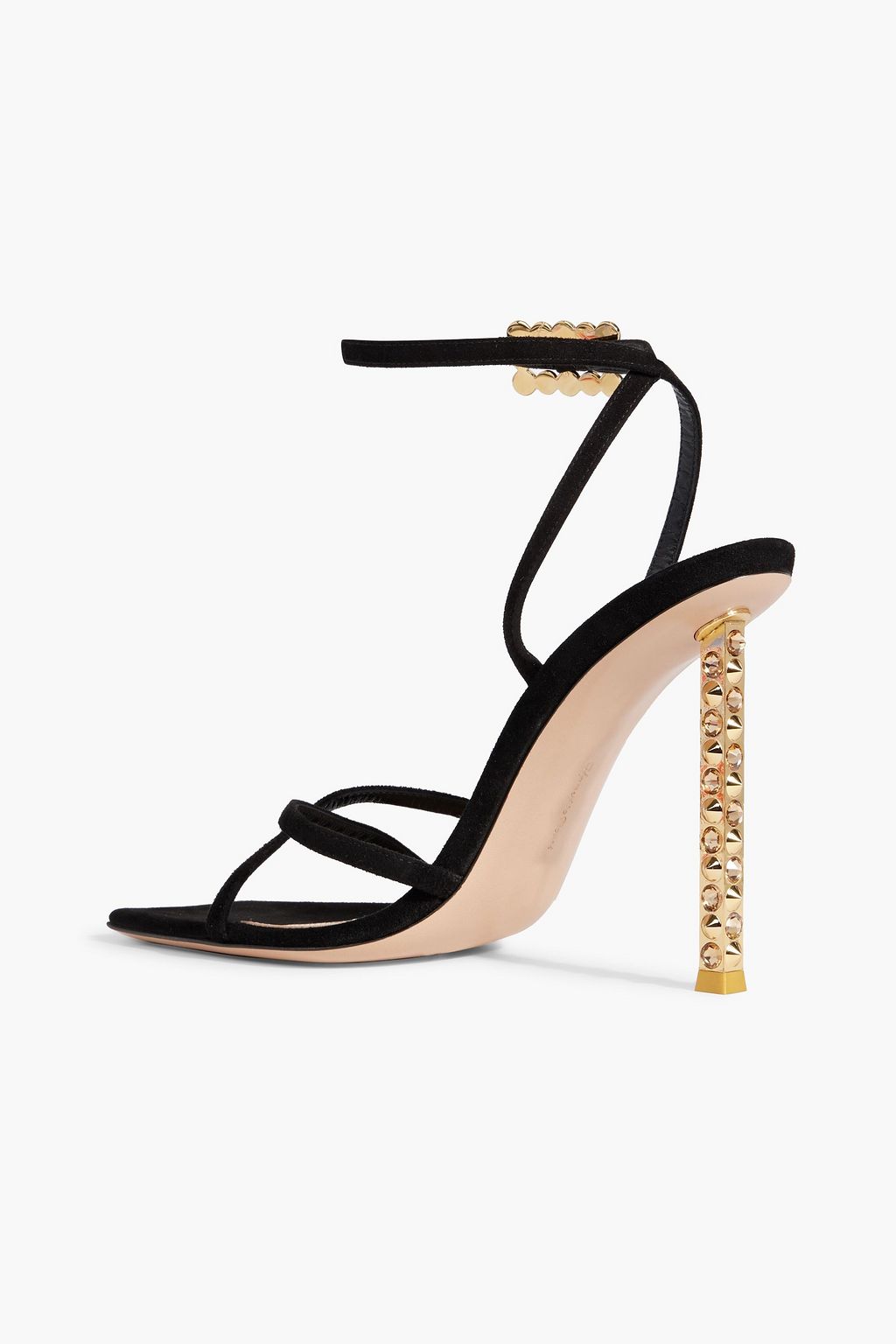 GIANVITO ROSSI Wonder embellished suede sandals