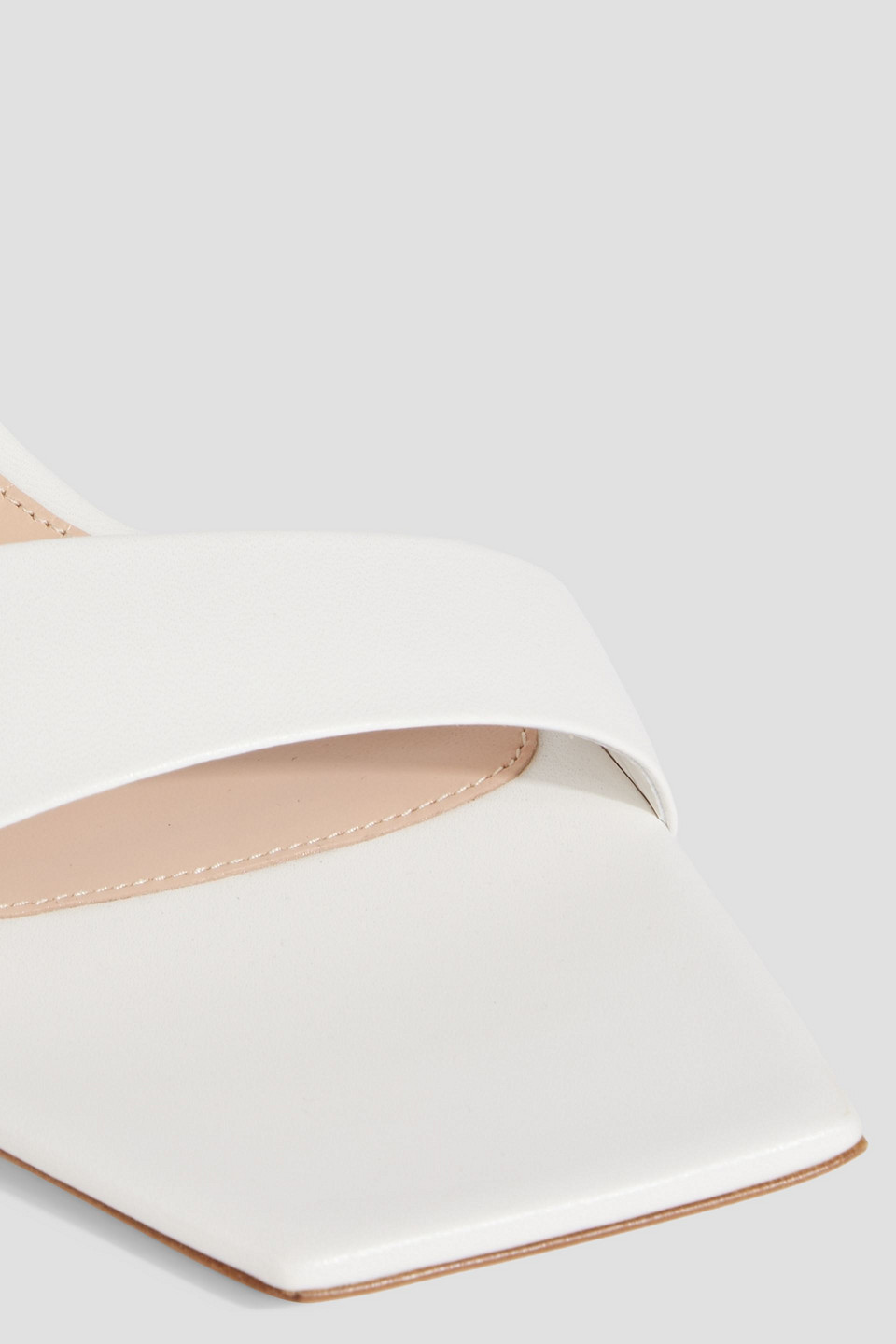 Gianvito Rossi Cosmic 55mm Transparent Heel Sandals In White