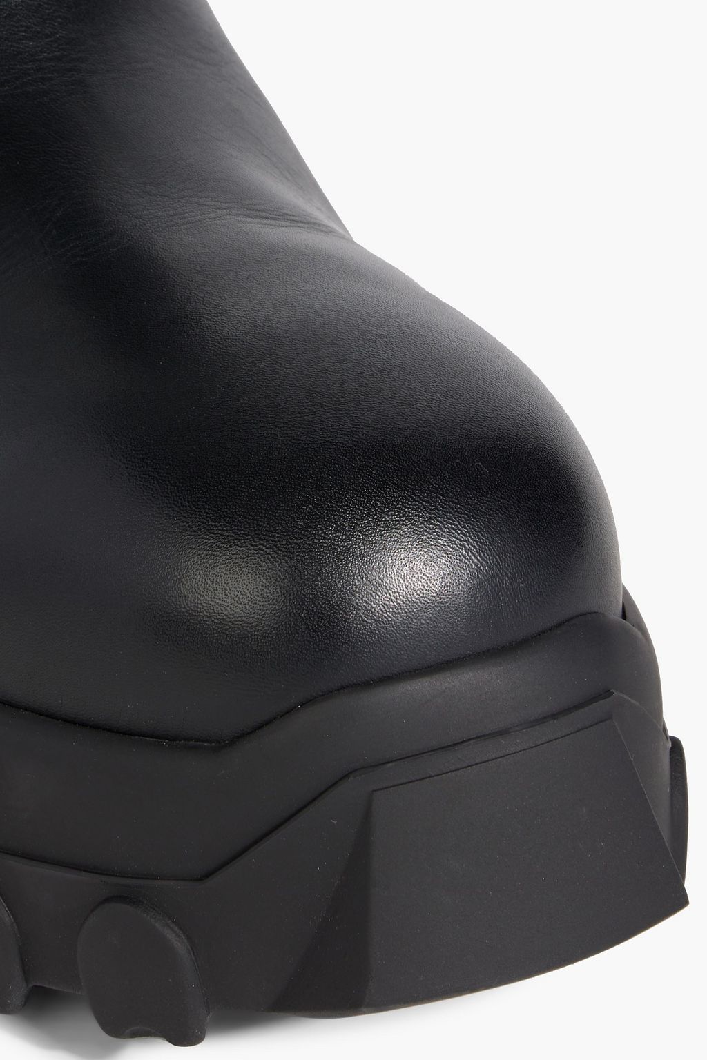RICK OWENS Leather Chelsea boots