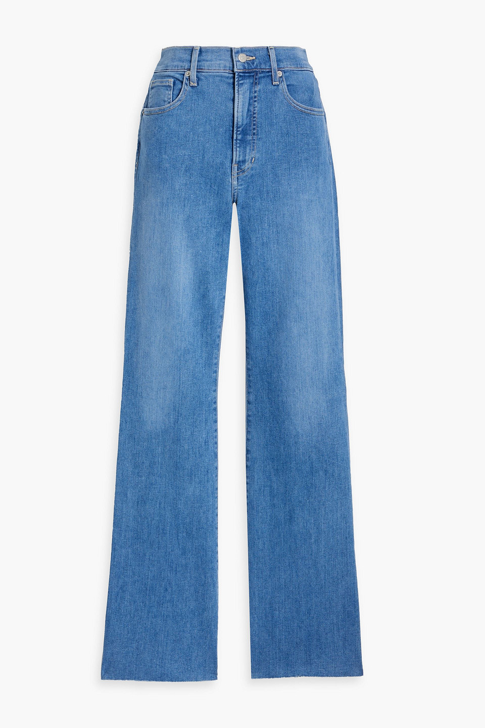 Veronica Beard Cameron High-rise Bootcut Jeans In Mid Denim