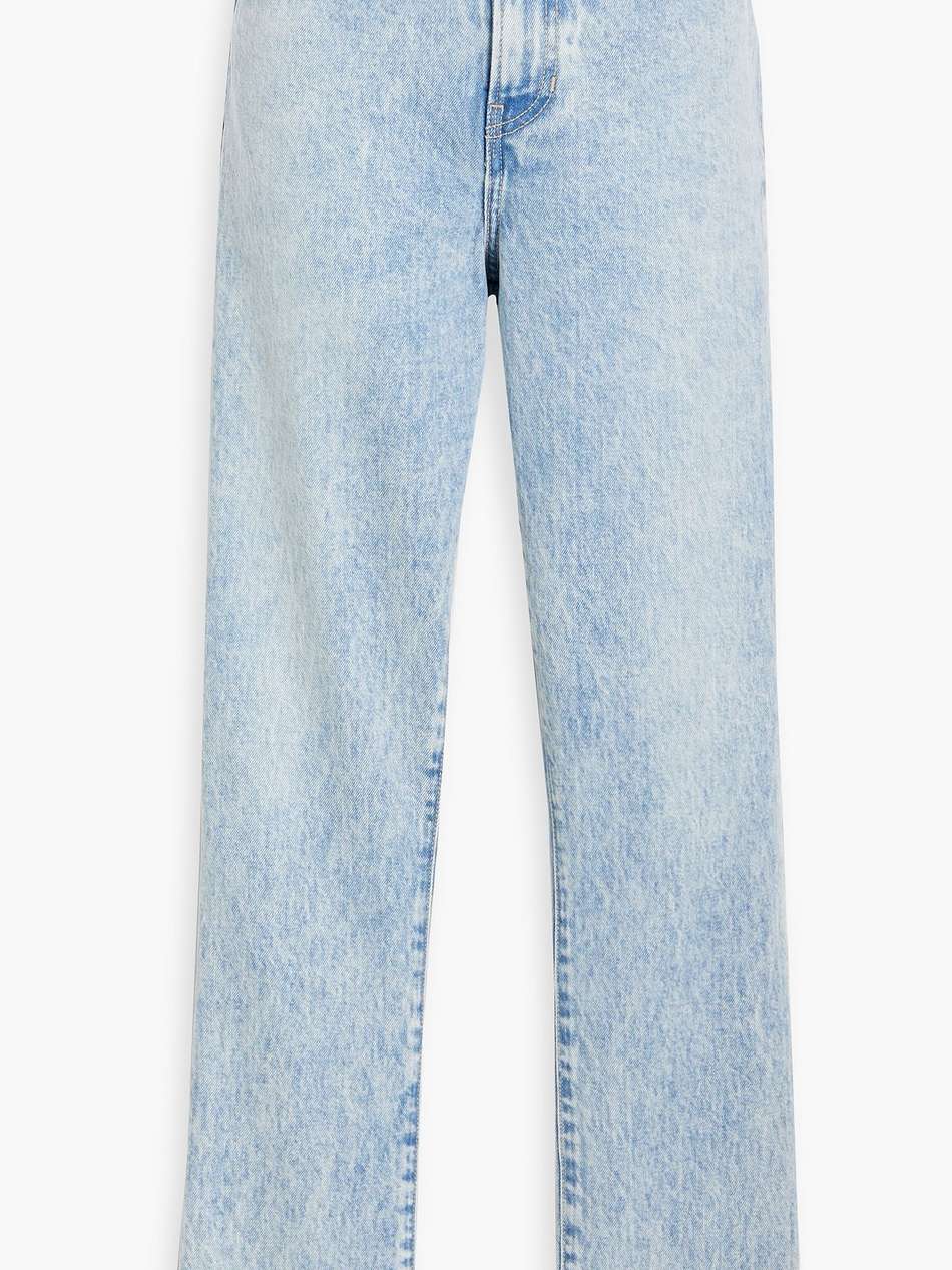 alenah acid-wash high-rise slim-leg jeans
