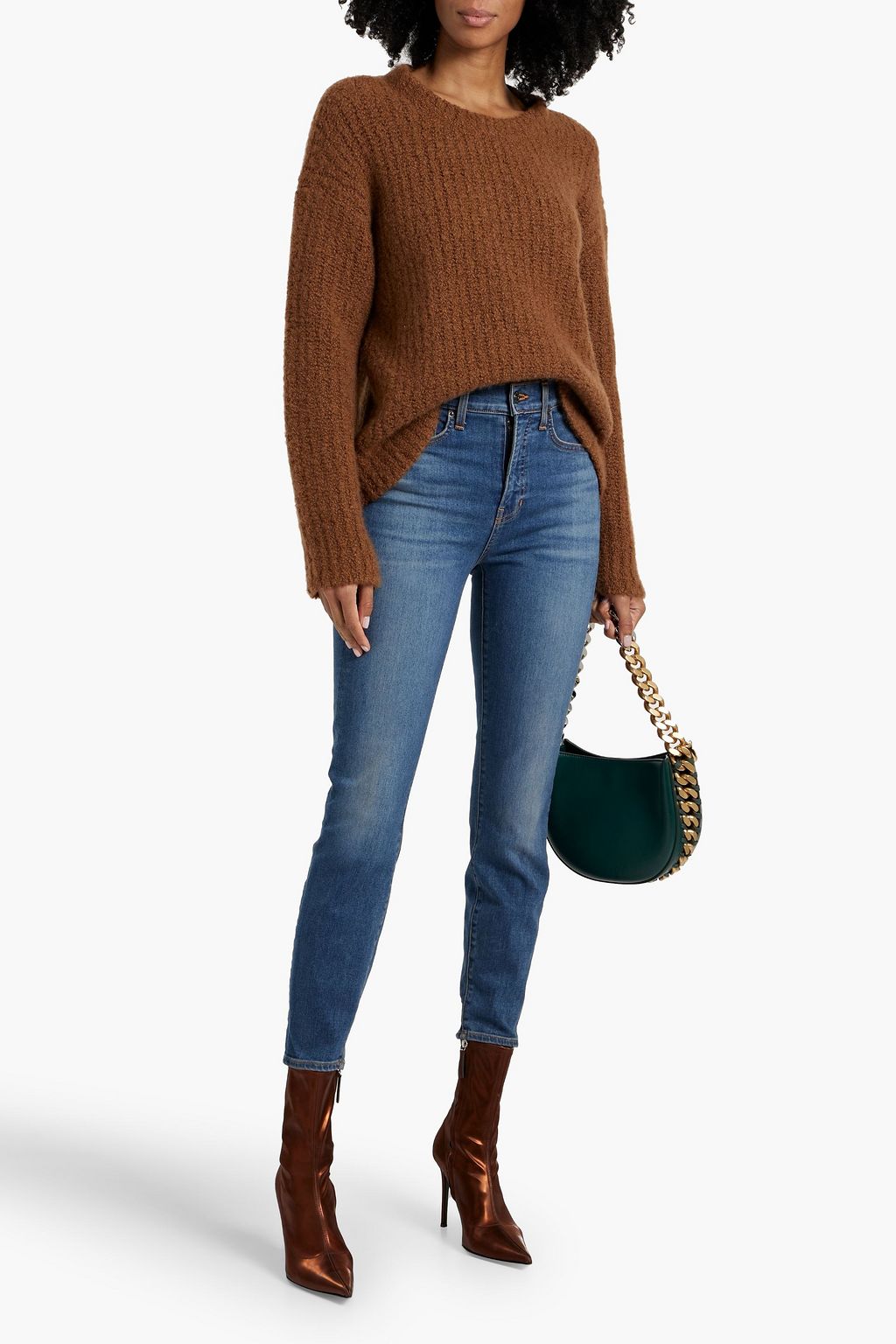 VERONICA BEARD Debbie cropped high-rise skinny jeans