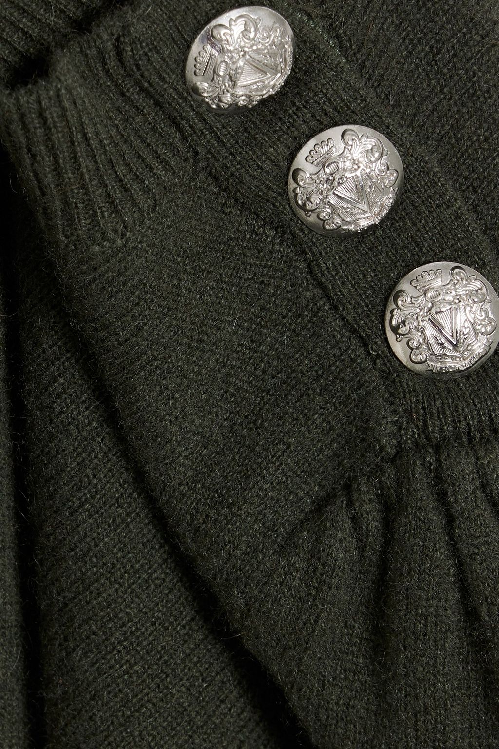 VERONICA BEARD Nelia snap-detailed cashmere sweater