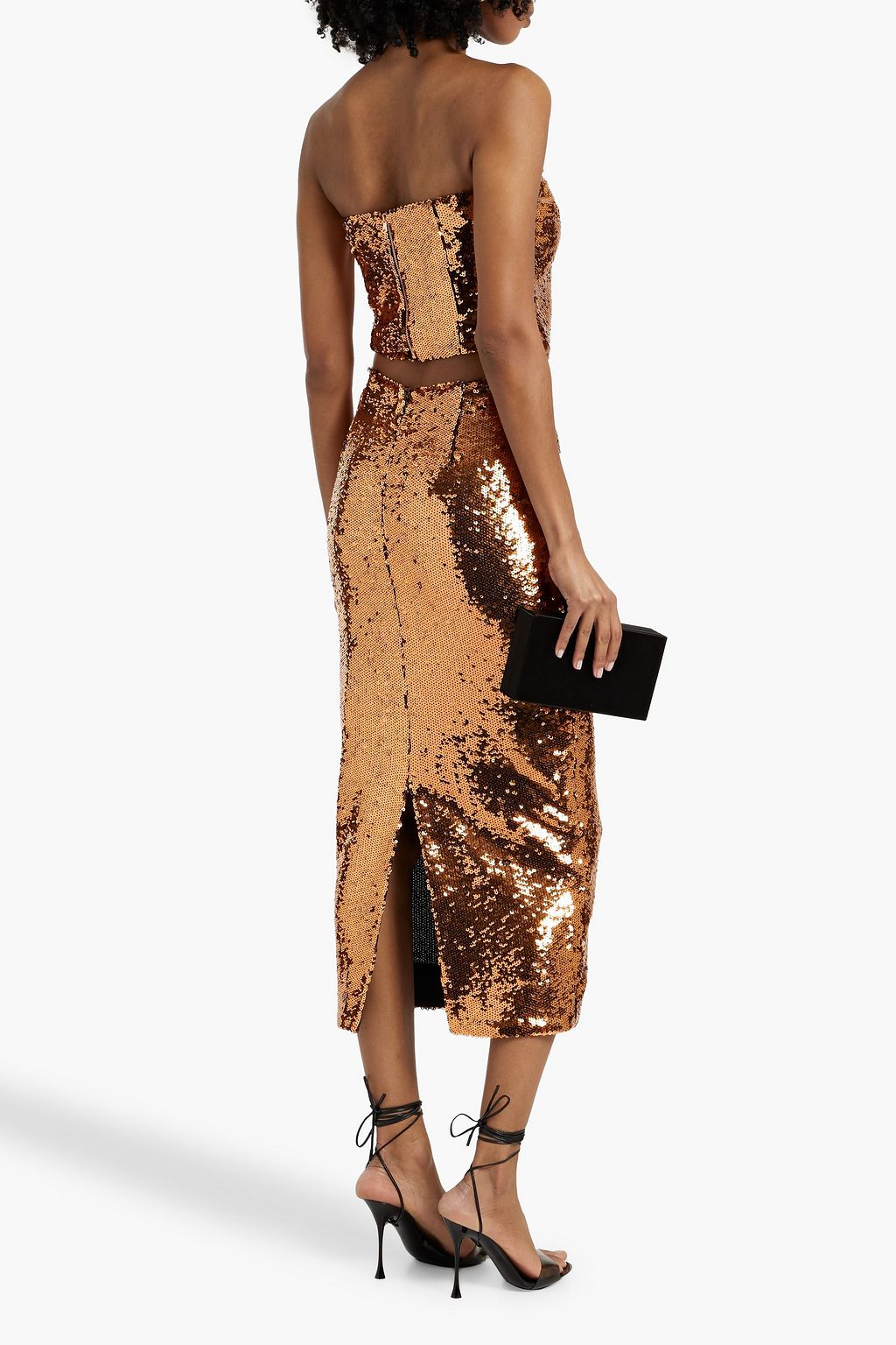 VERONICA BEARD Holmes sequined tulle midi skirt