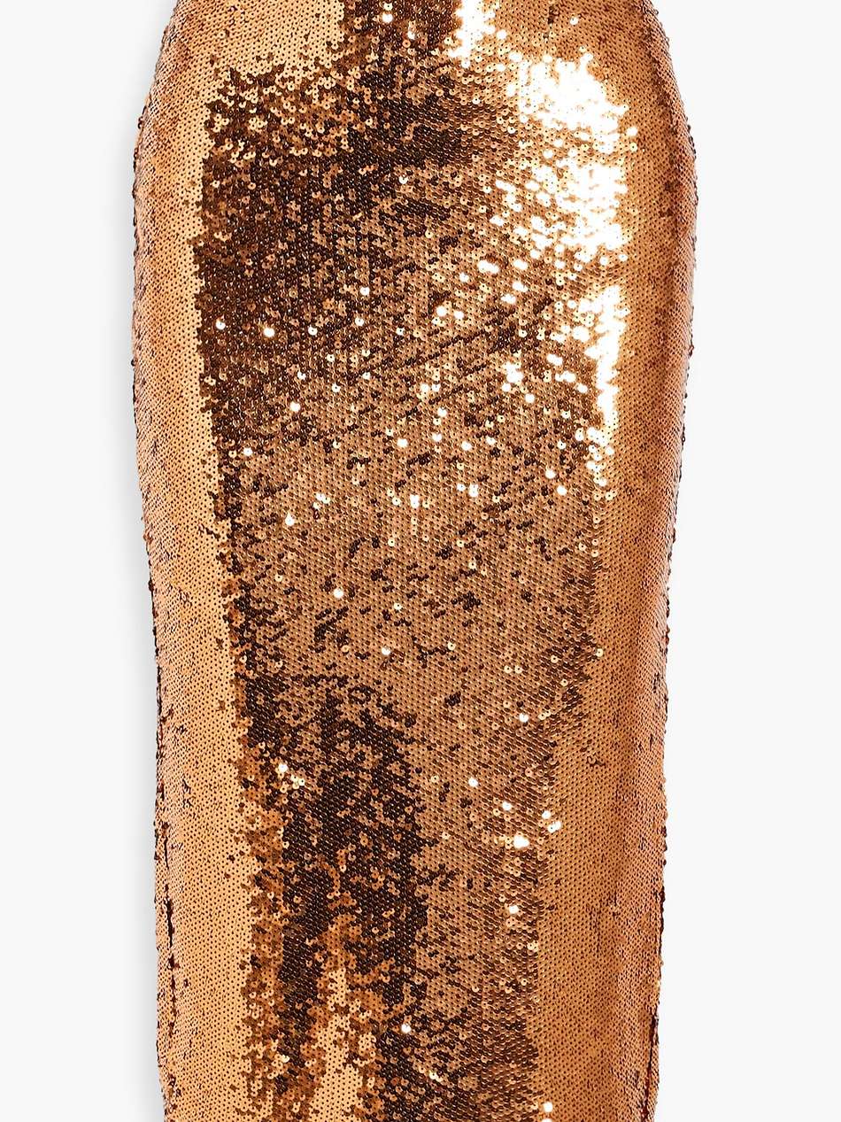 holmes sequined tulle midi skirt