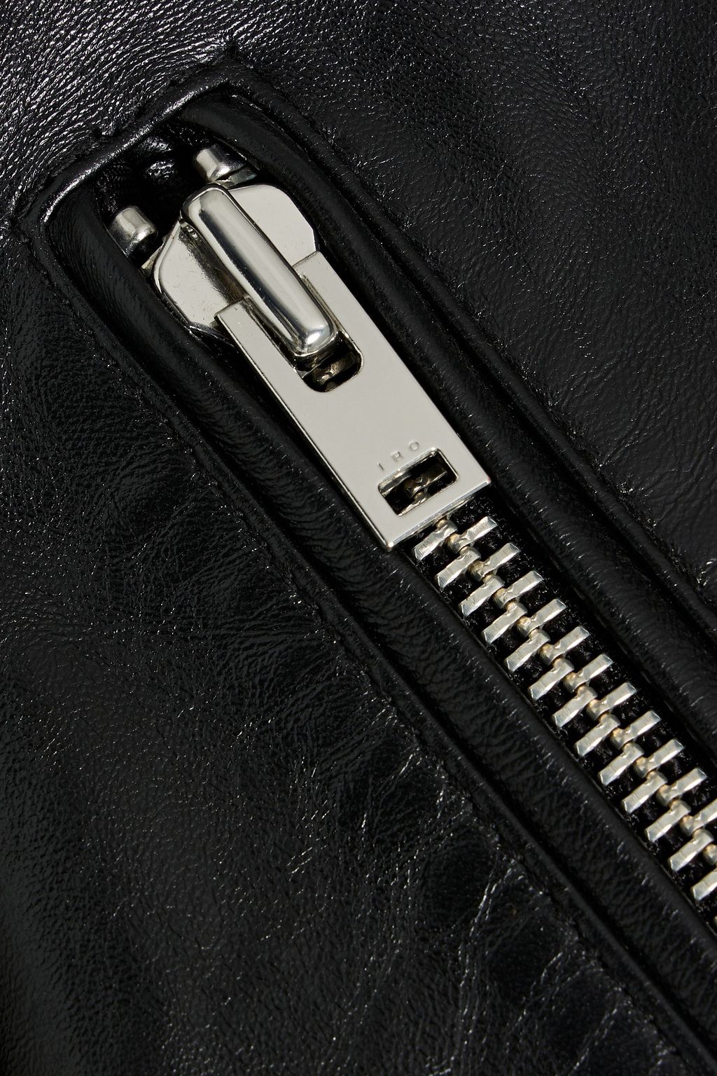 IRO Leom belted leather biker jacket