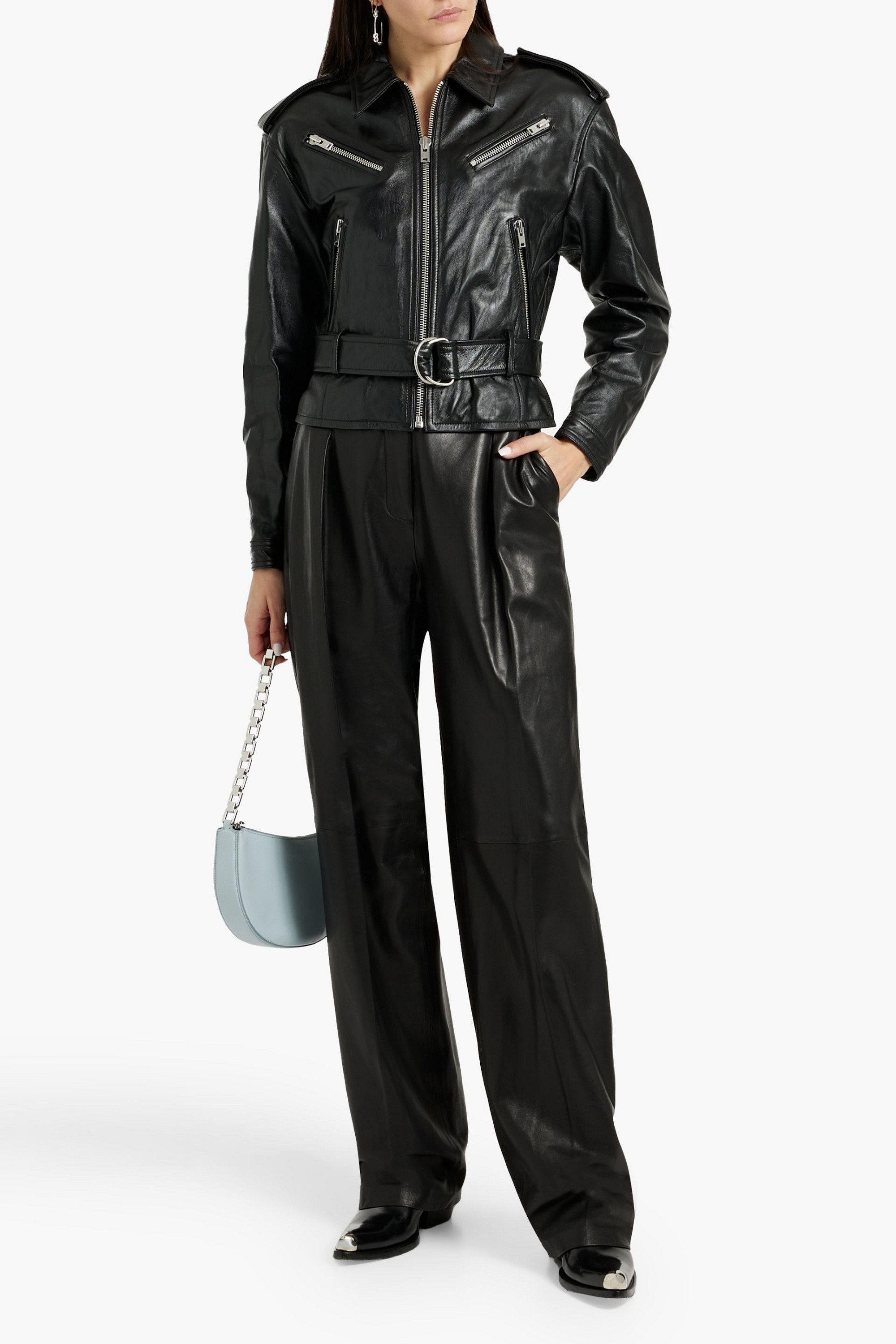 ANINE BING ライダースジャケット Anine Bing Black Benjamin Moto Jacket | David Jones