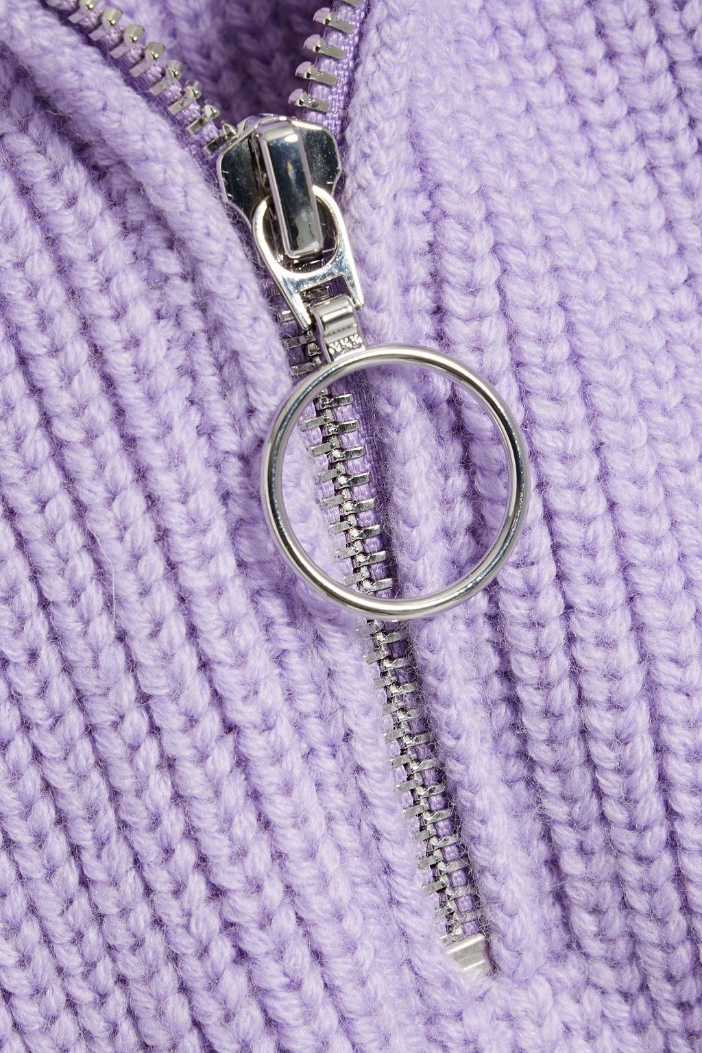 IRO Avona ribbed wool half-zip sweater