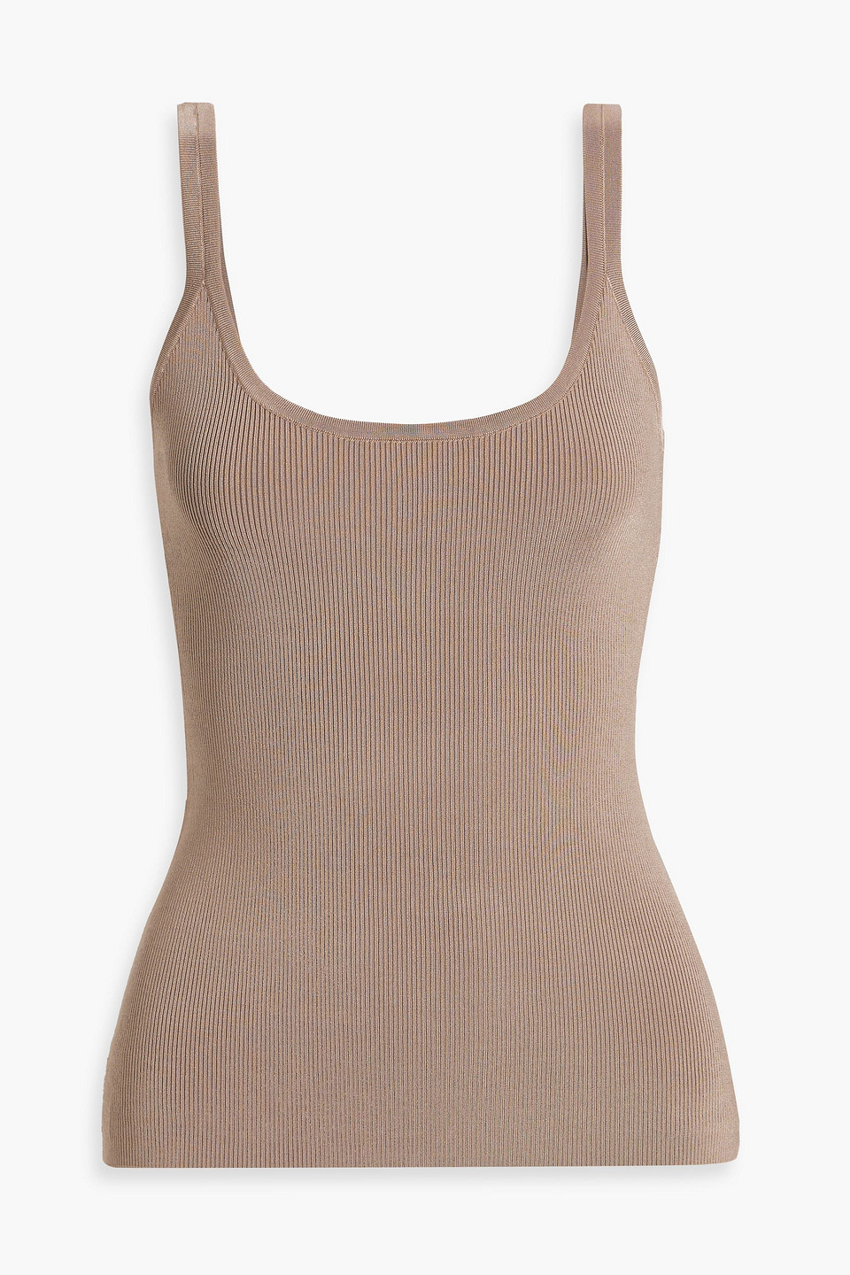 A.emery Verna Ribbed-knit Tank In Mushroom