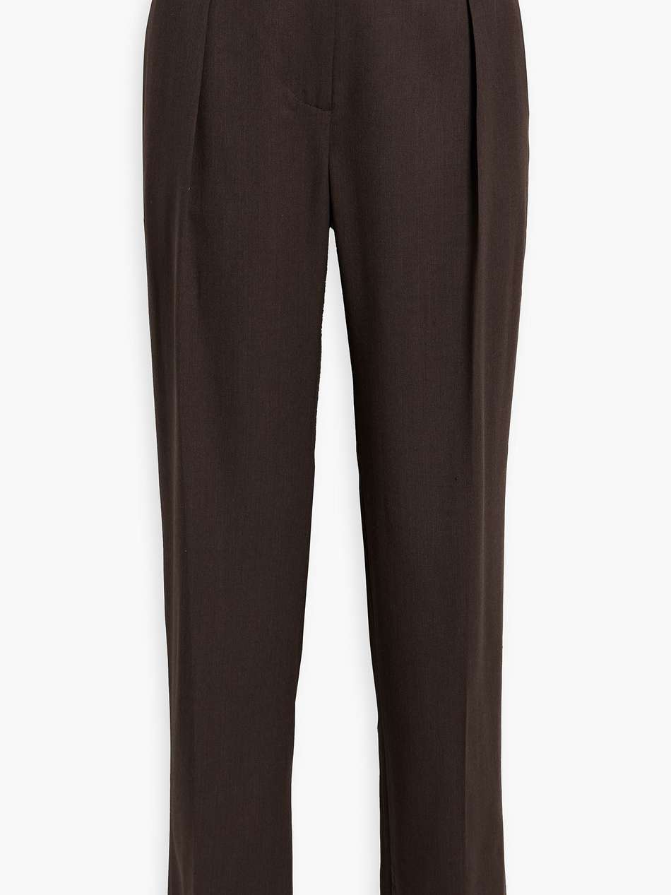 draper wool-twill tapered pants