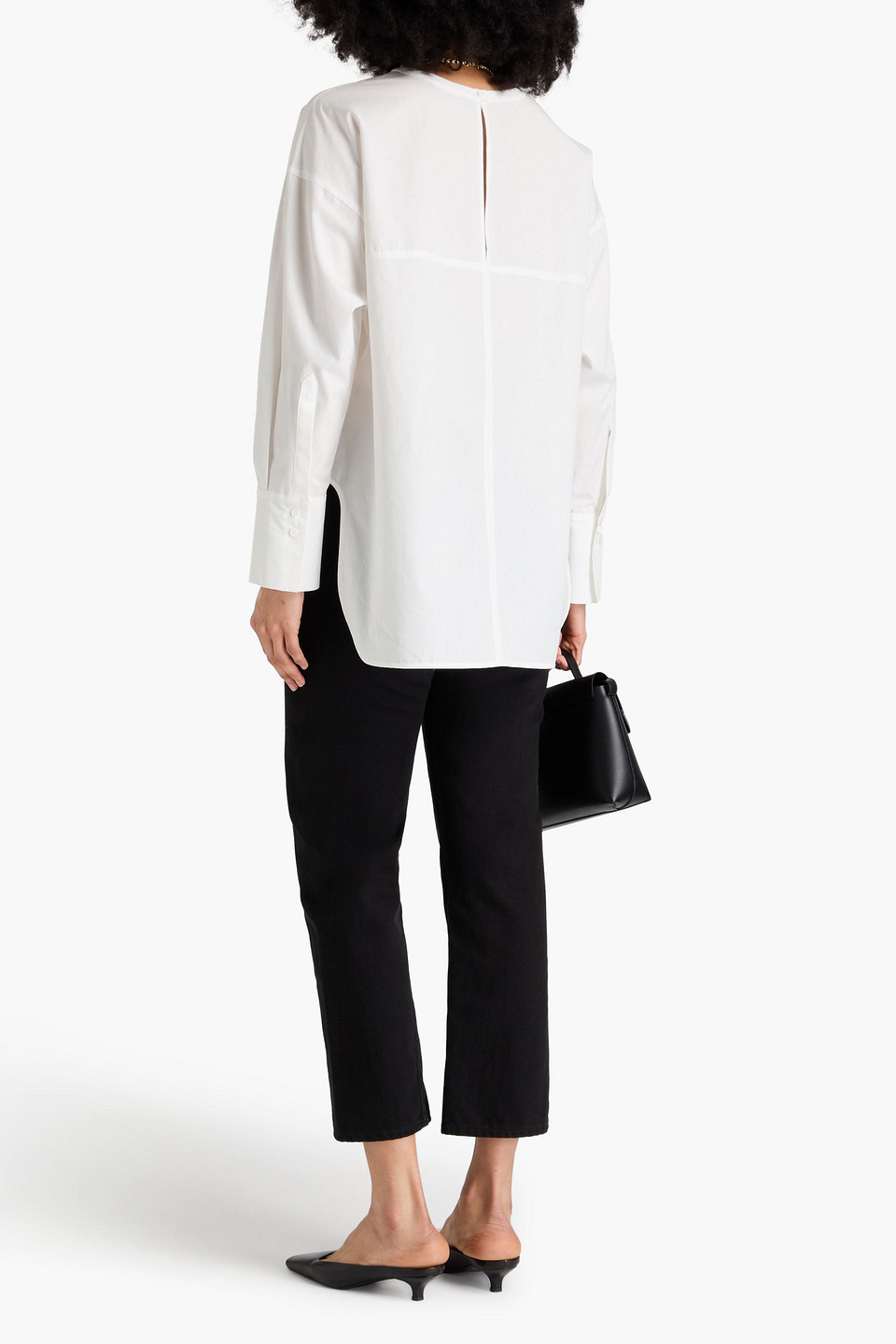  A.emery - Isola Bluse Aus Baumwollpopeline - Weiß - Xs 