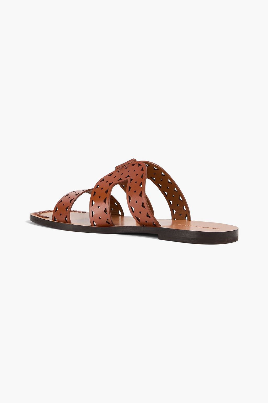 SANDRO レザー サンダル レーザーカット