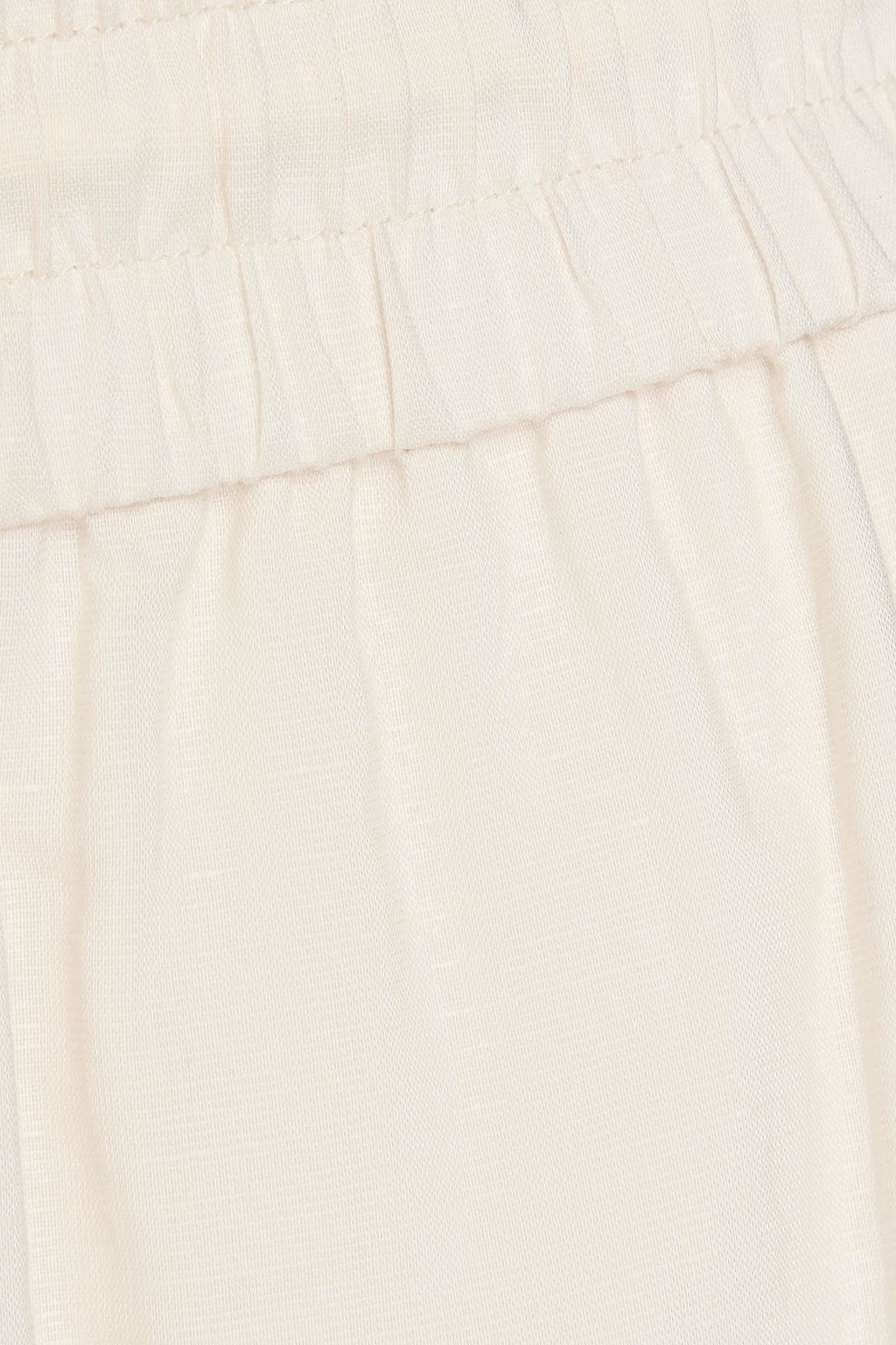 FRAME بنطال بأرجل واسعة مصنوع من مزيج من القطن
